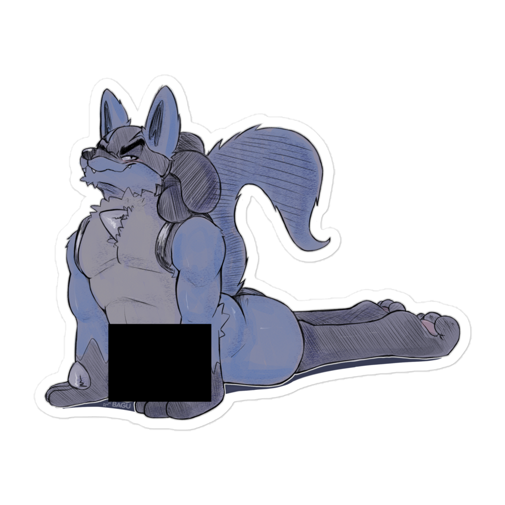 Lucario - Pose 3 Sticker