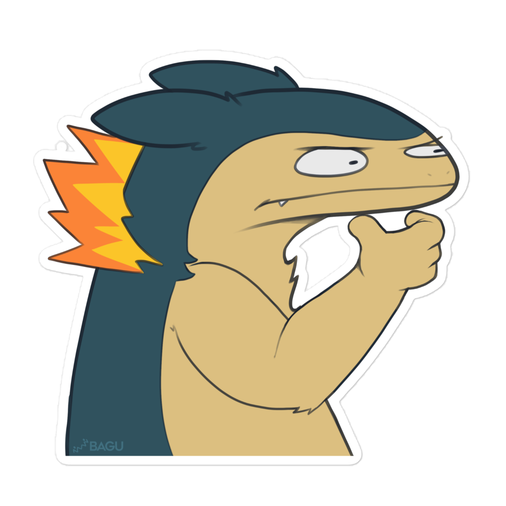 Typhlosion Thonk Sticker