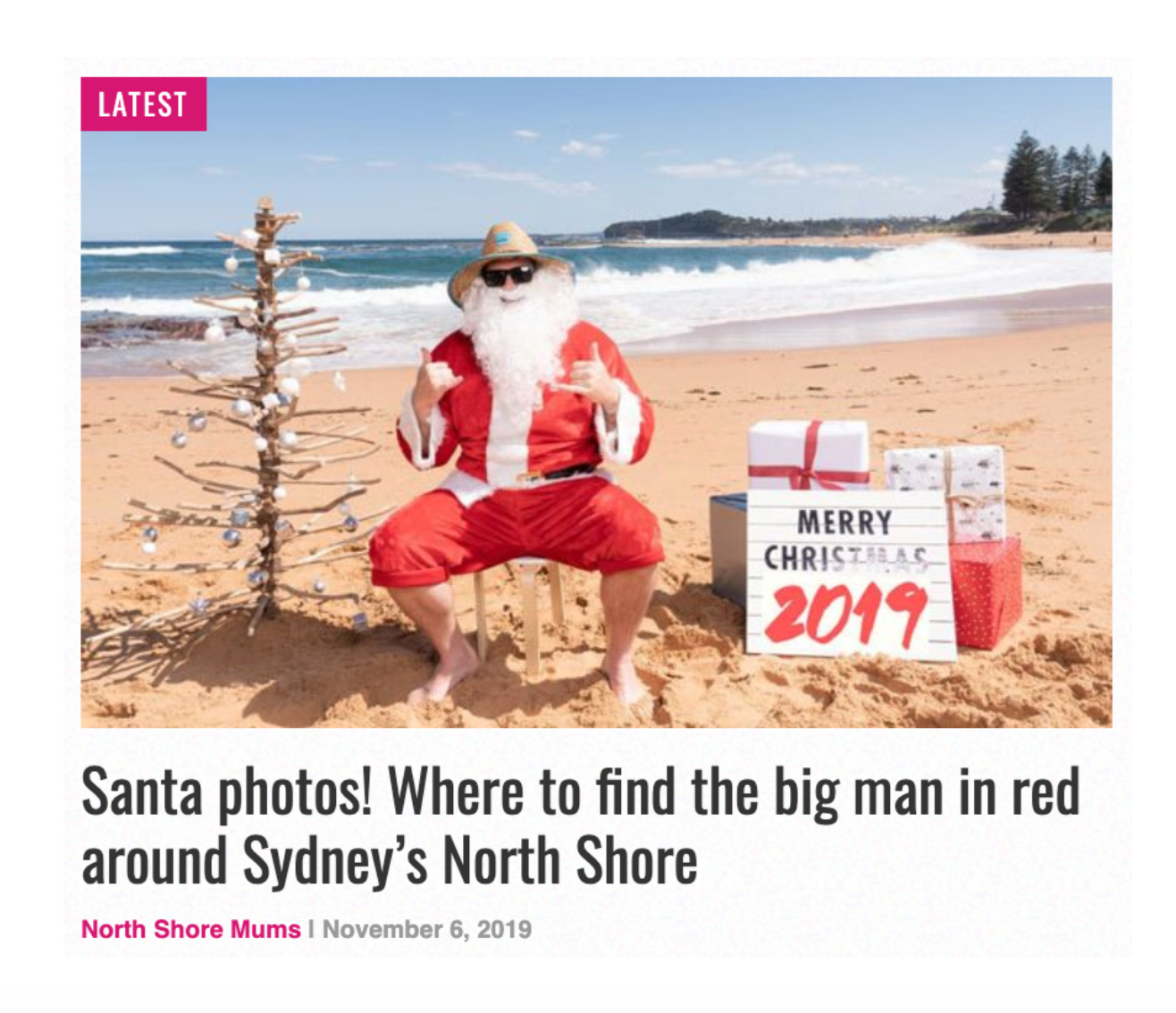 North Shore Mums Where to Find Santa on the North Shore