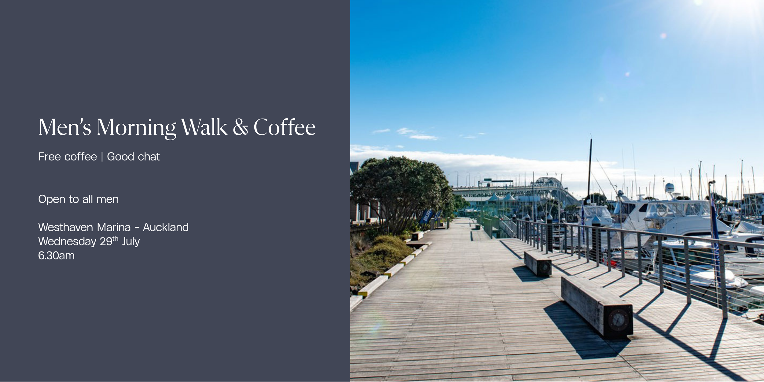 Men’s Morning Walk &amp; Coffee