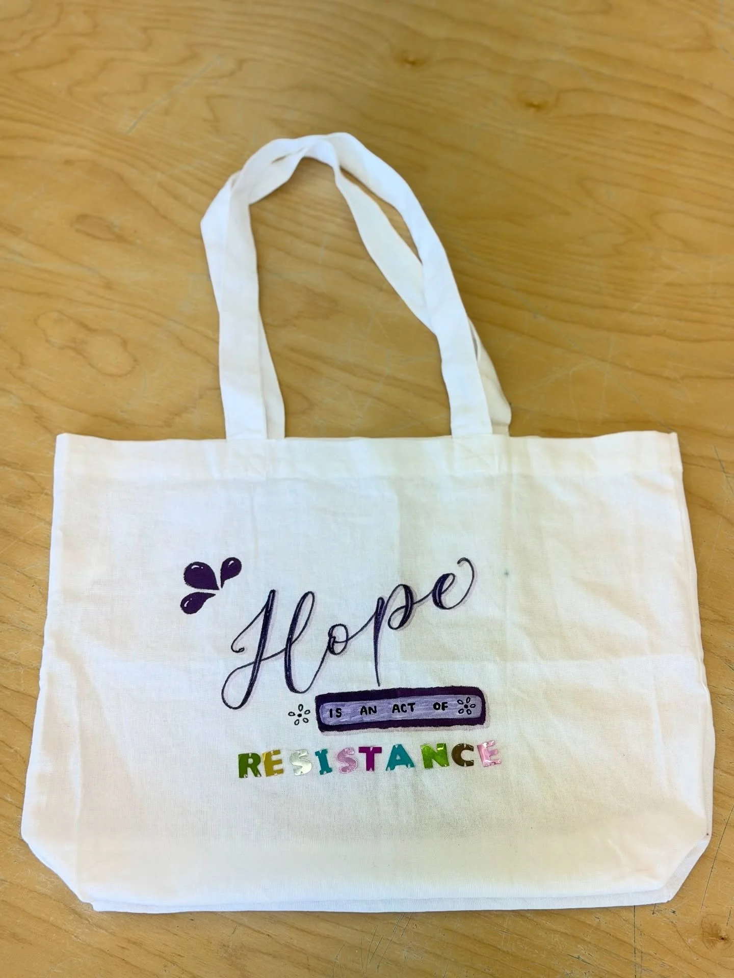 Until further notice, I&rsquo;m putting this sentence on everything I can get my hands on. 
.
Btw, my Calligraphy Club-Fabrics edition is listed on TheseHandsCollective.com for May. Please check it out if you&rsquo;re interested. 💖
.
.
.
#calligraph