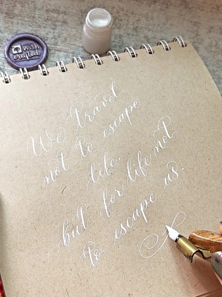 I confess, I just wanted to escape life. 
.
.
.
#rzootravels #moderncalligraphy #rzoocalligraphy #californiaroadtrip #awishcrafted