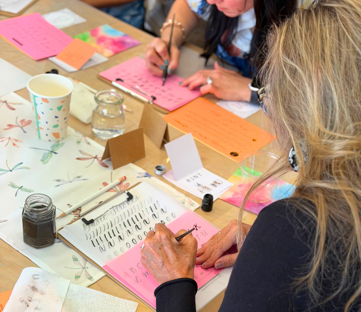 Modern Calligraphy for Beginners at These Hands Maker’s Collective