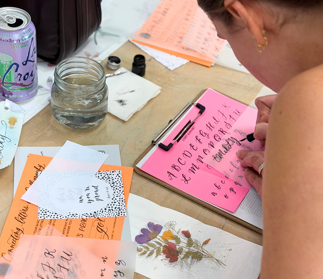 Modern Calligraphy for Beginners at Alana’s Coffee Roasters