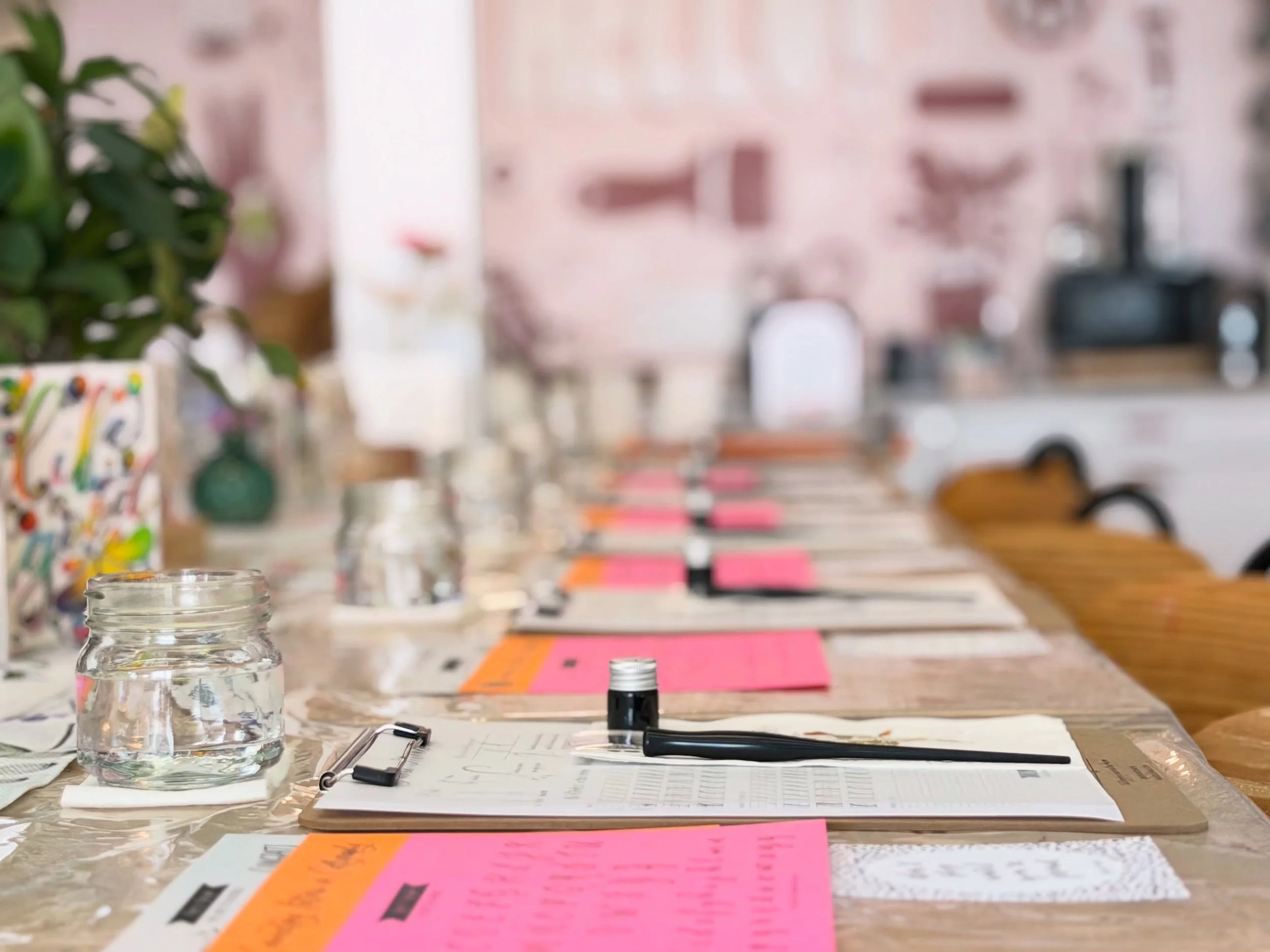 How did I get so lucky with such a beautiful place for my workshops? 🥹😇

Do you have learning calligraphy on your bucket list? Or maybe, you just want to try something new? You could also come back for your calligraphy practice while hanging out wi