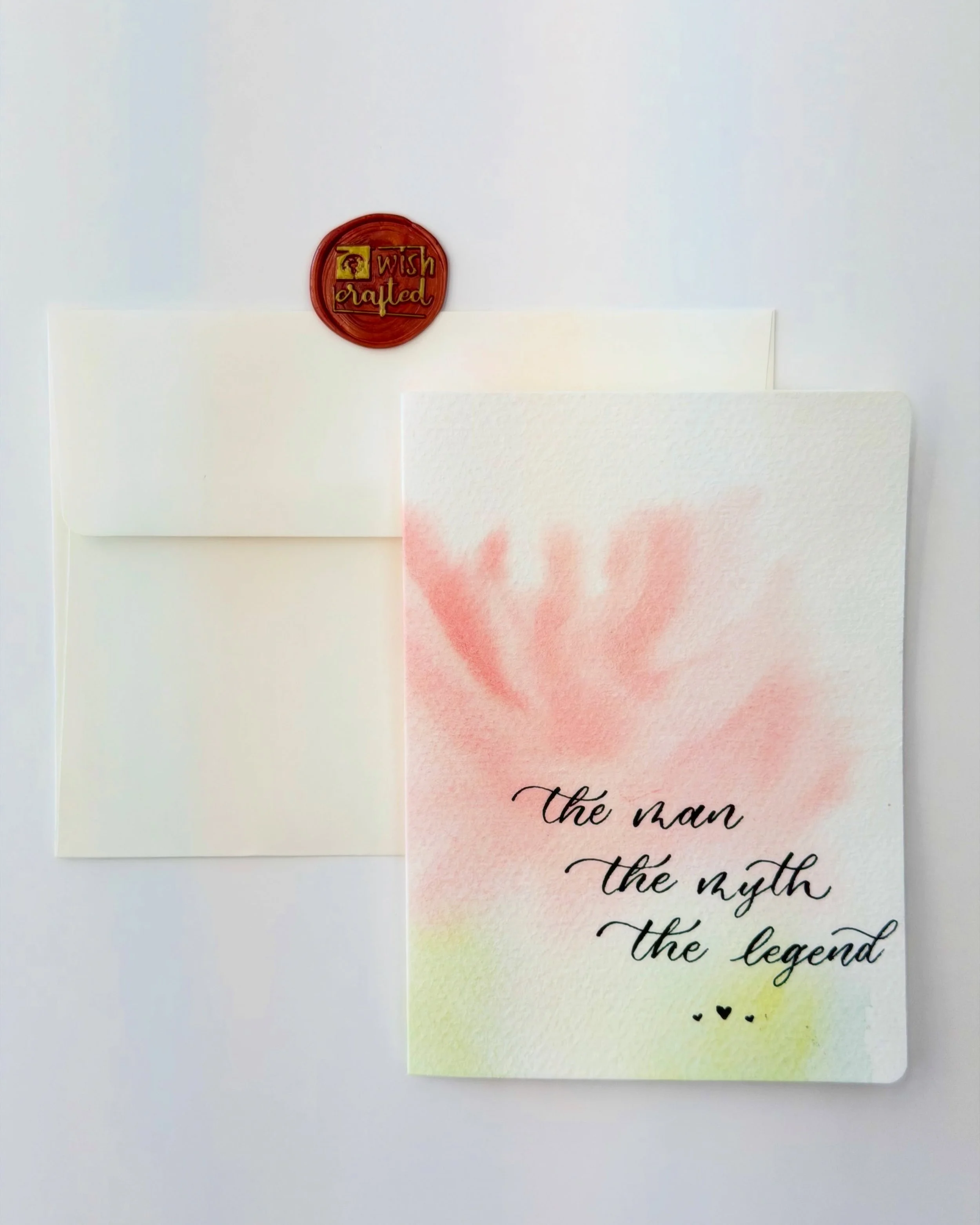Got into a card making mania today, and sold one Father&rsquo;s Day card on the spot. I couldn&rsquo;t even take its photo. 
It&rsquo;s finally happening! 
.
.
.
#rzoocards #fathersdaycards #handmadecards #rzoocalligraphy #awishcrafted