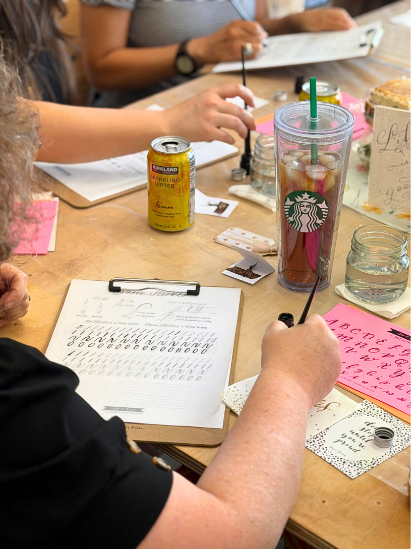 Modern Calligraphy &amp; Pumpkin Lettering for Beginners at These Hands Maker’s Collective