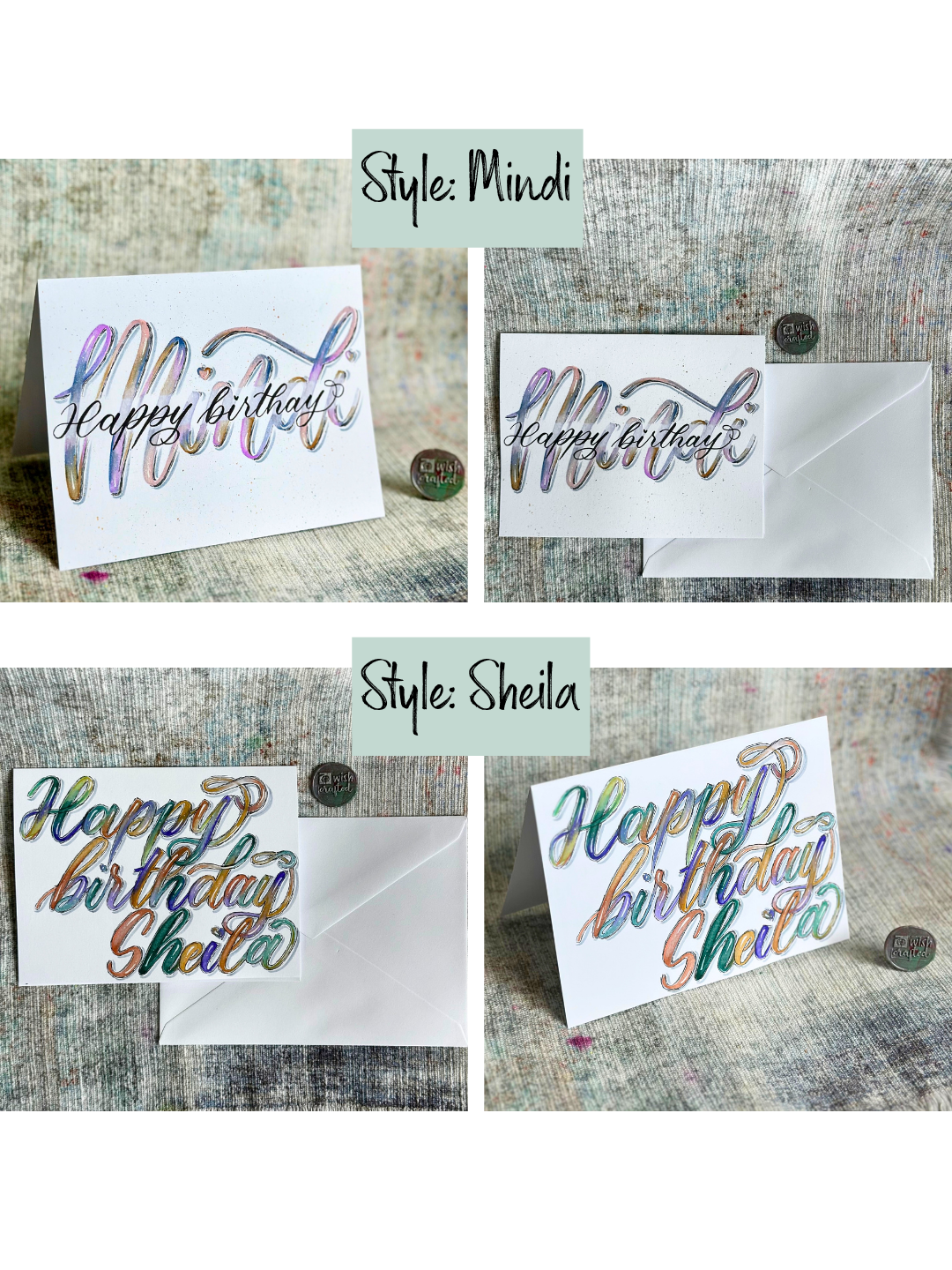 Hand-Lettered Card
