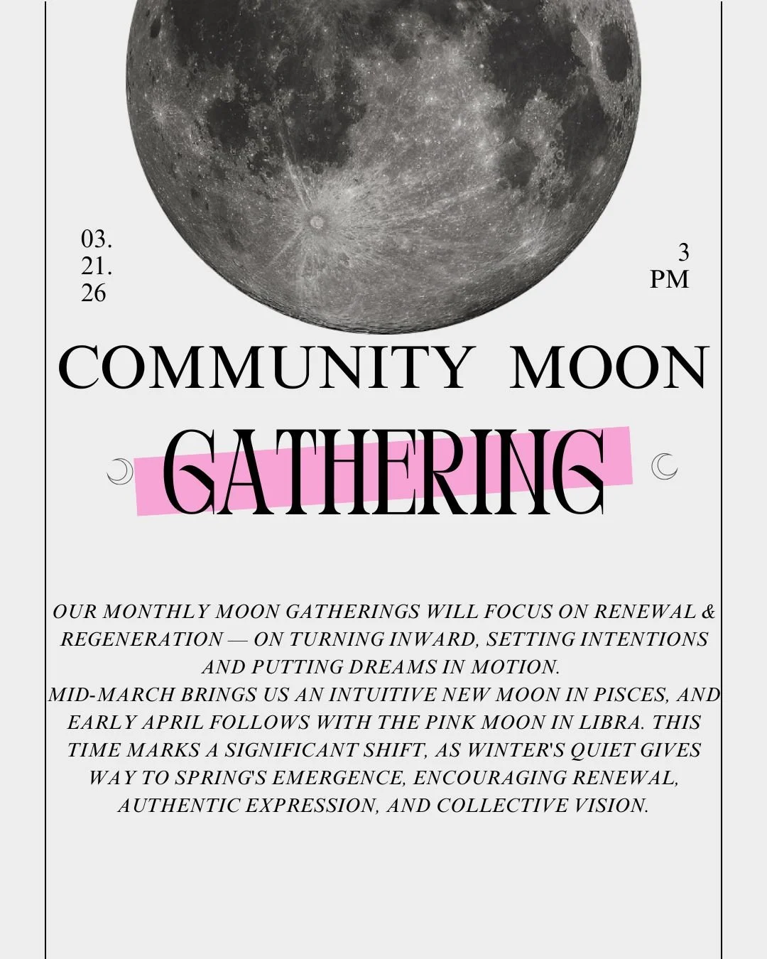 March Moon Gathering