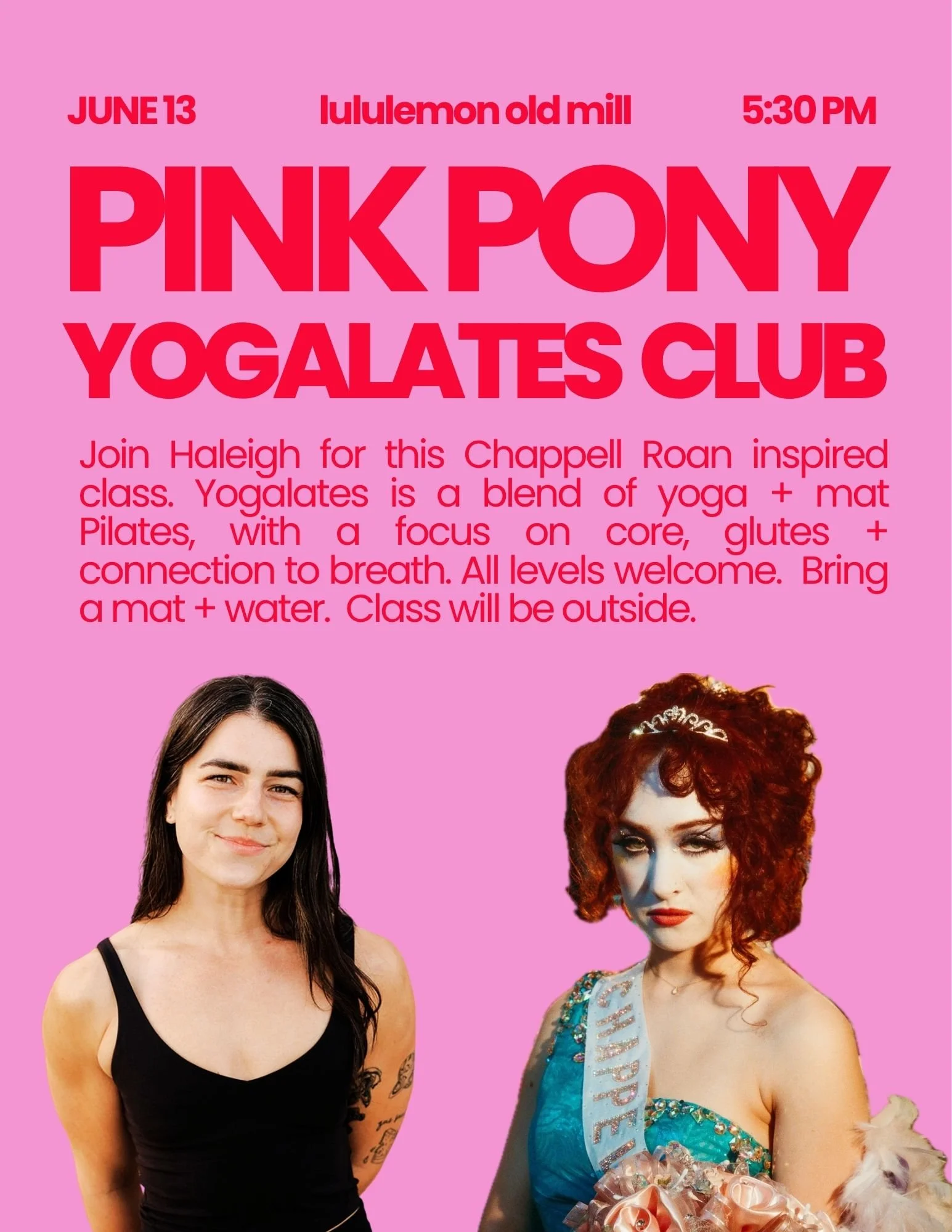 Yogalates: hot to go!
