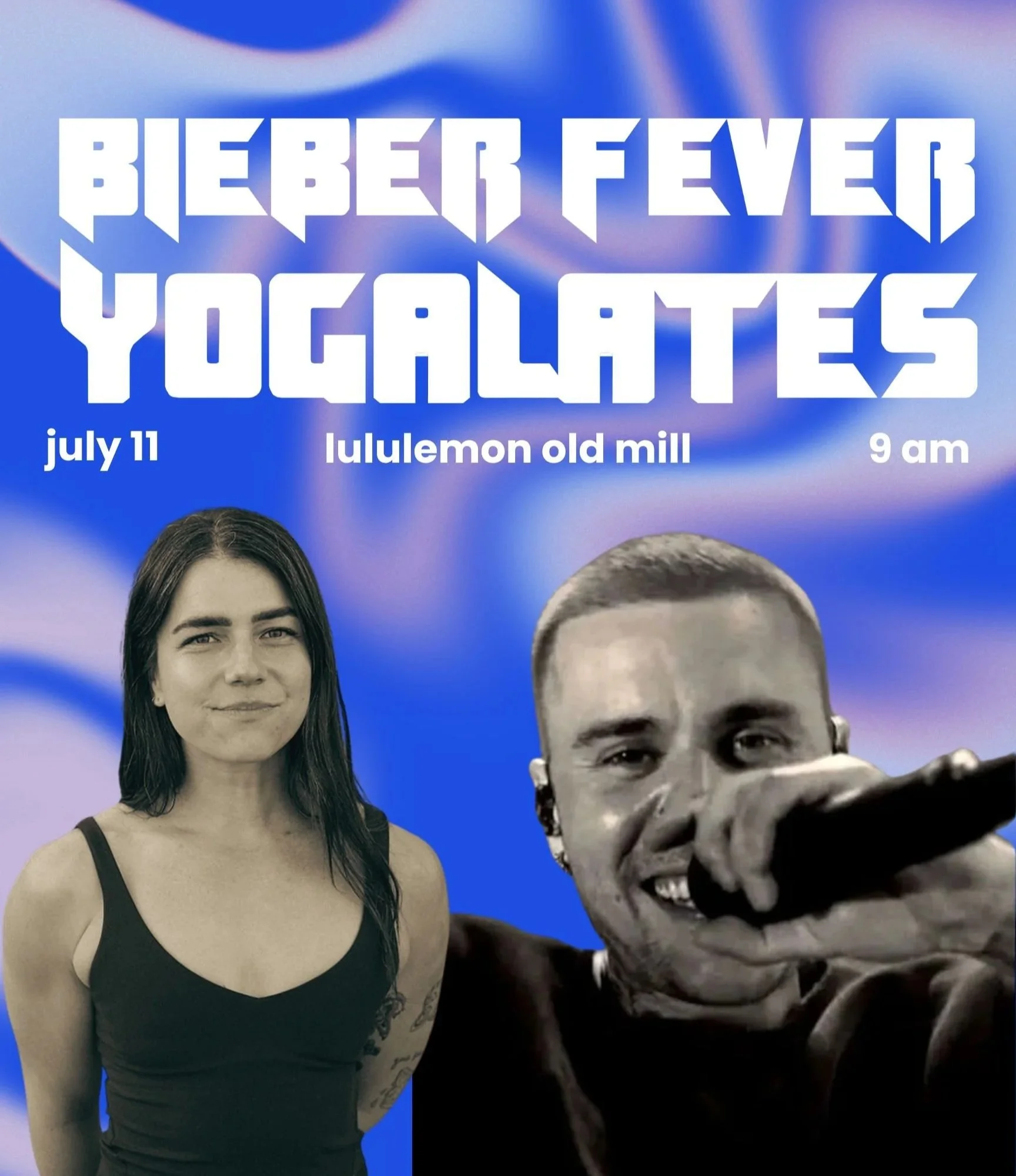 Bieber fever burn: Yogalates