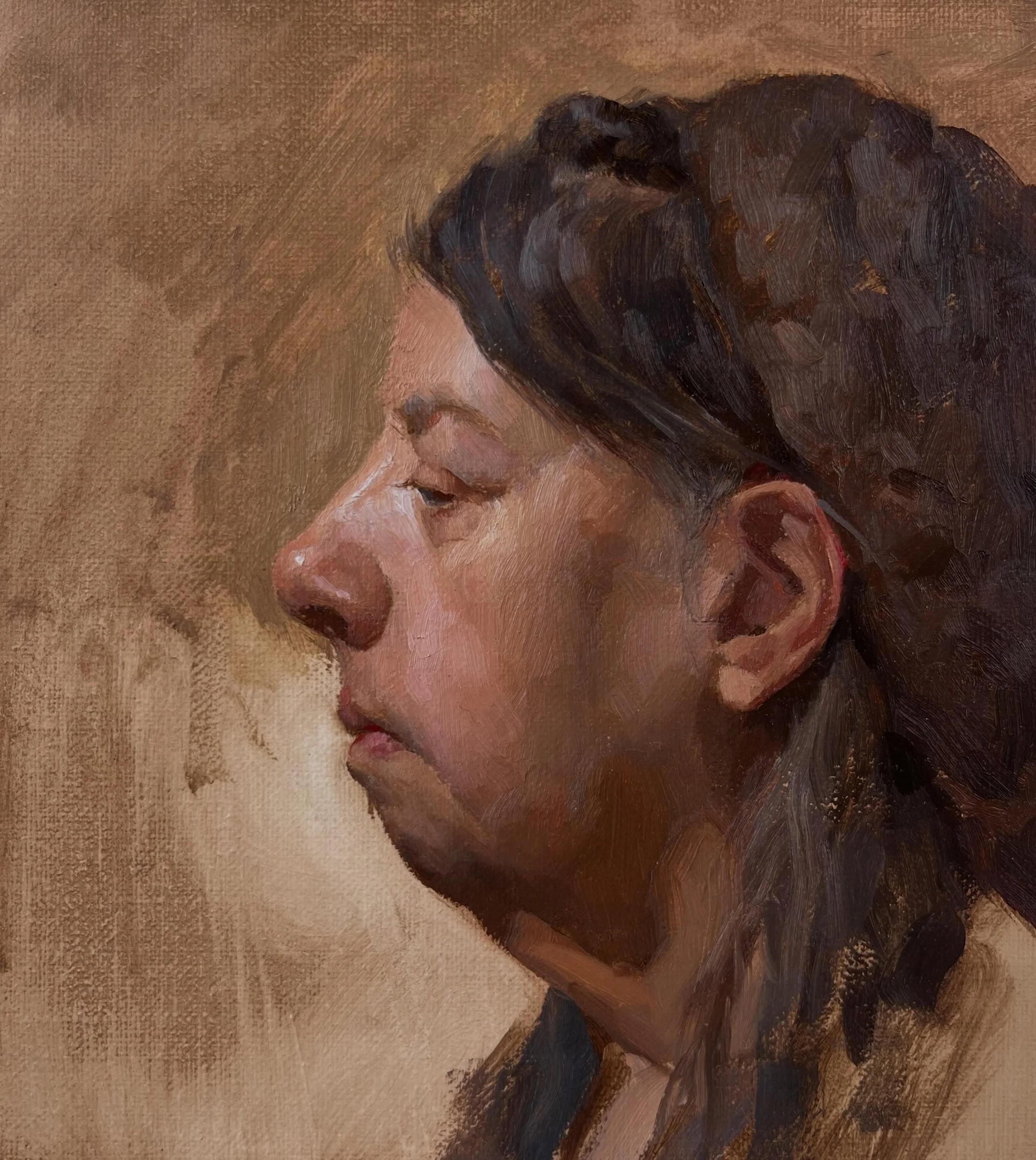 A couple of portraits from my final months of 2nd year @grandcentralatelier. 
Trying to find my own language to translate what I see into a short-form work. 

DM for inquiries 

.

#fineart #realism #portraitpainting #artistsofnewyork