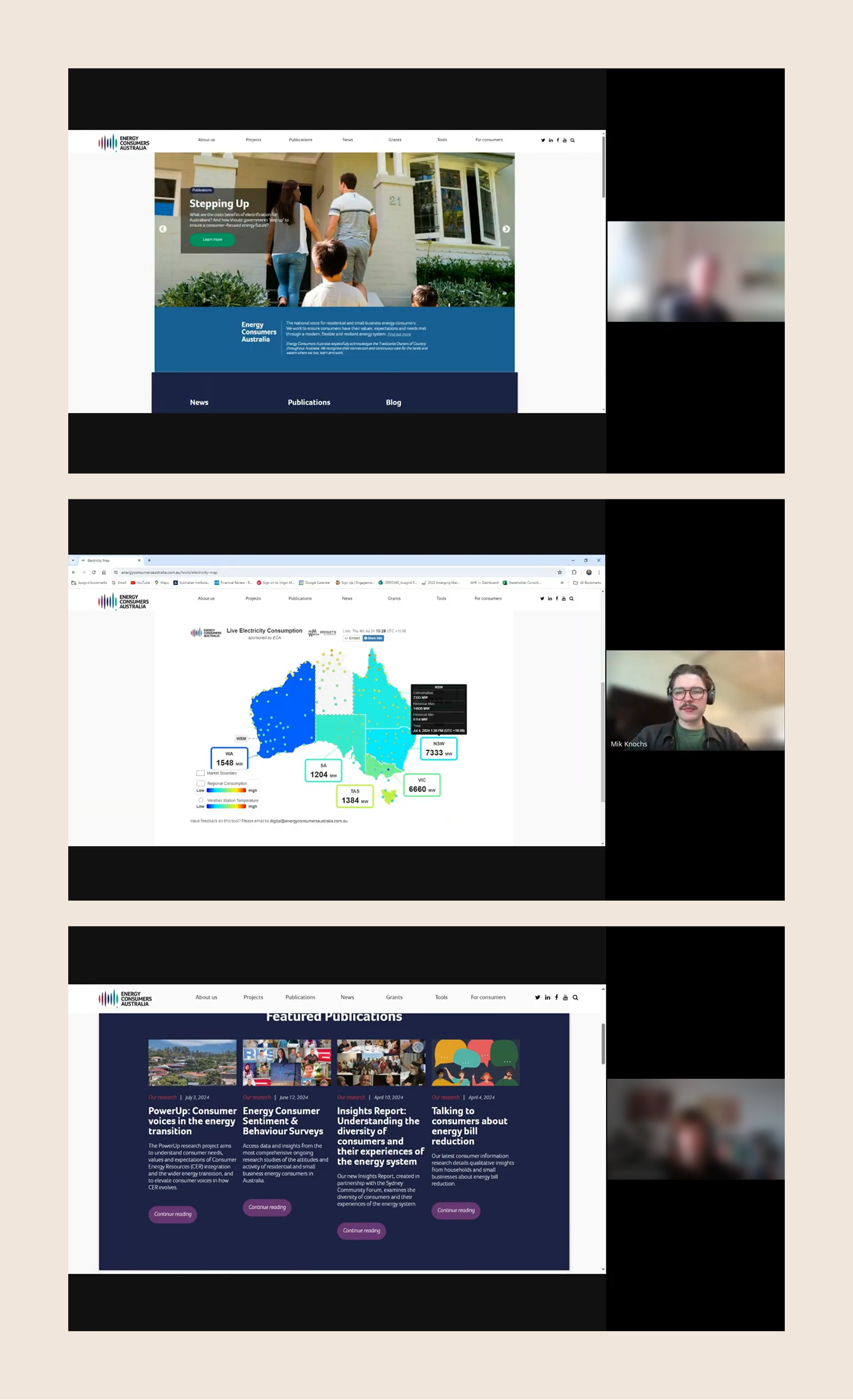 ECA Stakeholder Interview Screenshots