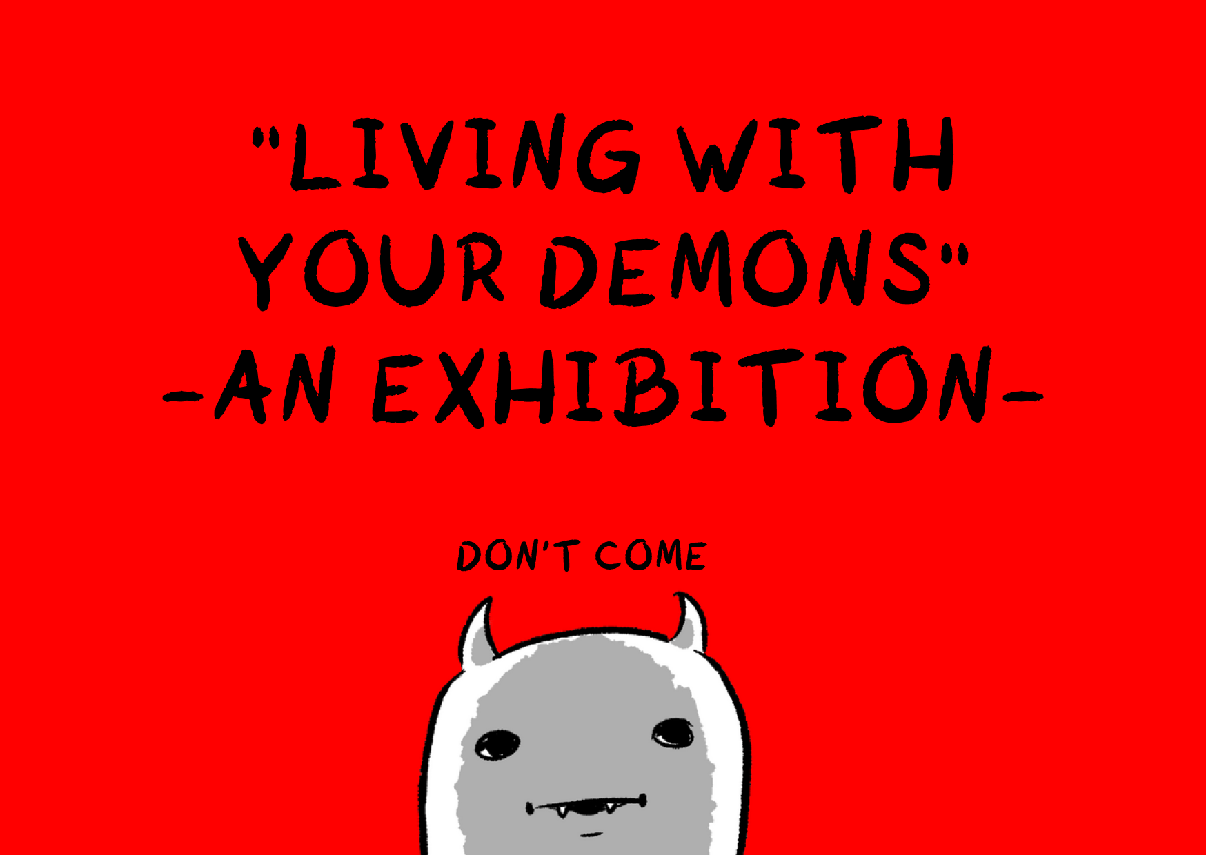 "Living with your demons" - A solo exhibition by Jakob Håkonsson