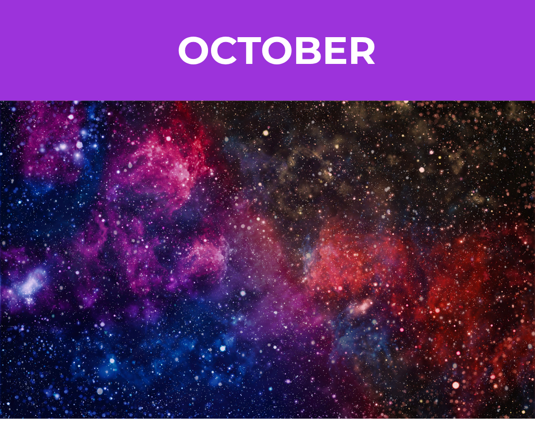 Night sky filled with stars representing an outdoor movie experience in a supported social setting