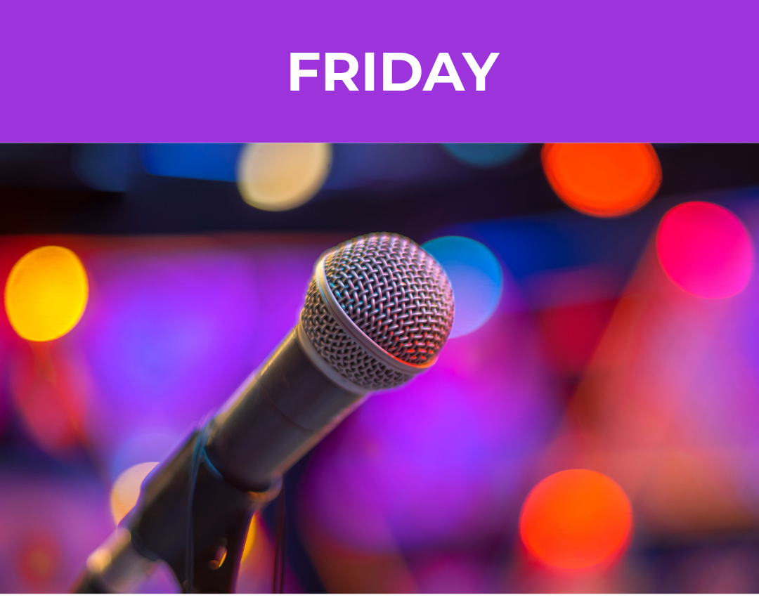 Microphone set up for a karaoke session during a supported group activity encouraging confidence and social engagement