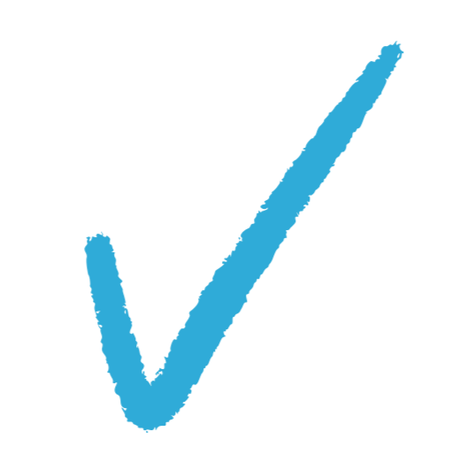 Checkmark icon representing supported participation aligned with individual NDIS goals