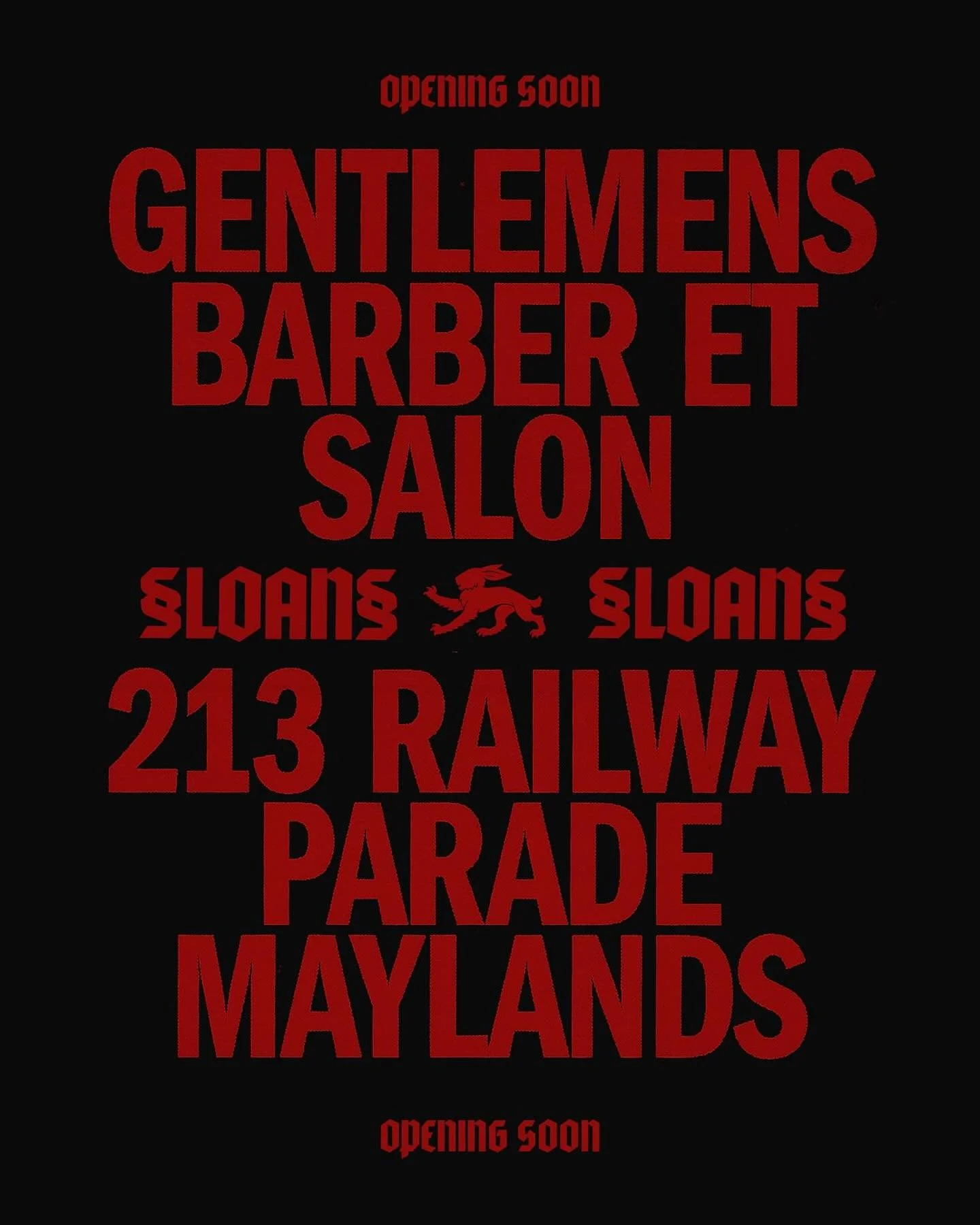 Opening soon&hellip;