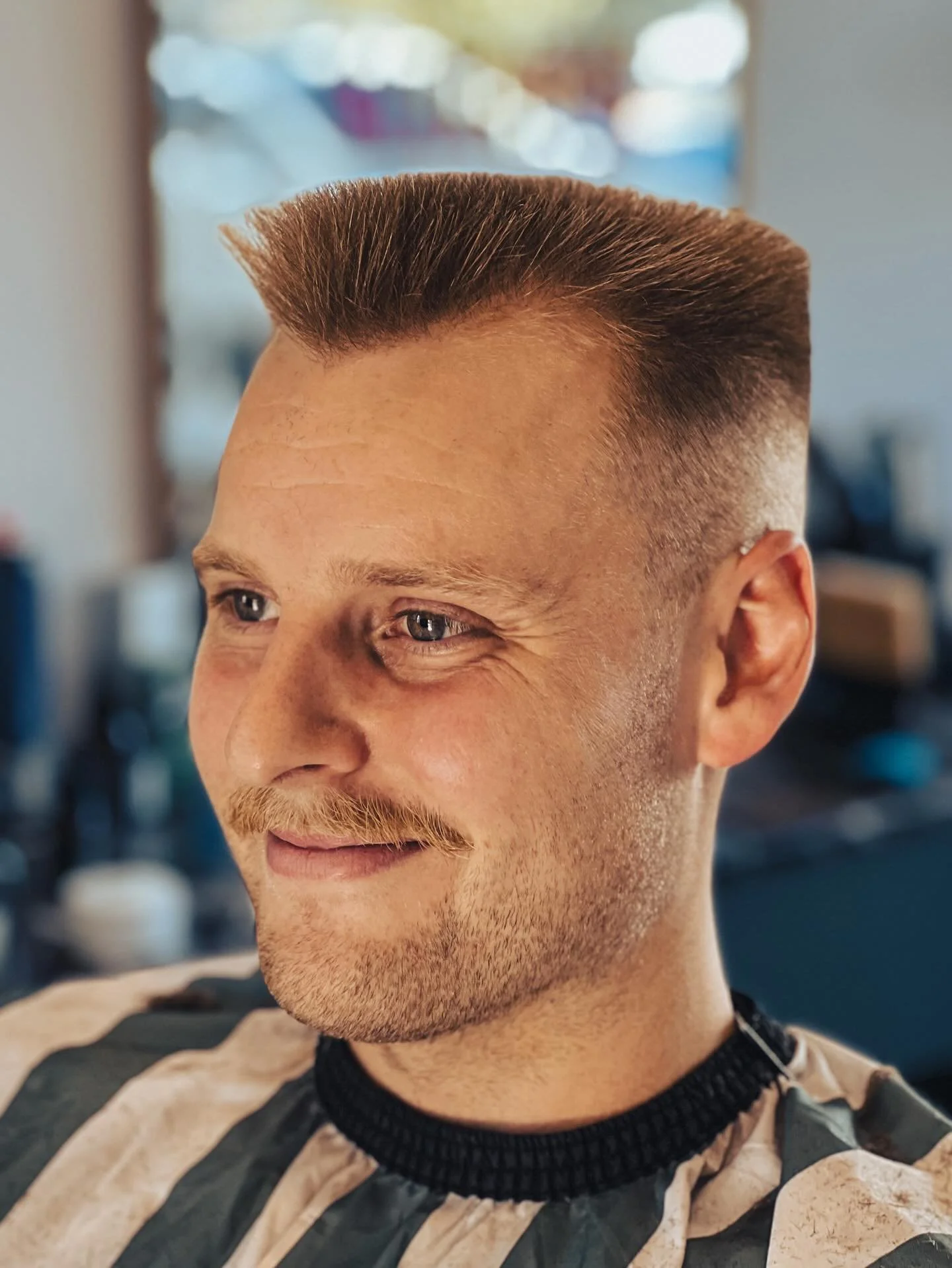 A haircut you could set your watch to 📐

The flat top is a ritual of patience
There&rsquo;s many ways you can skin a cat 
But there&rsquo;s few ways to flat a top