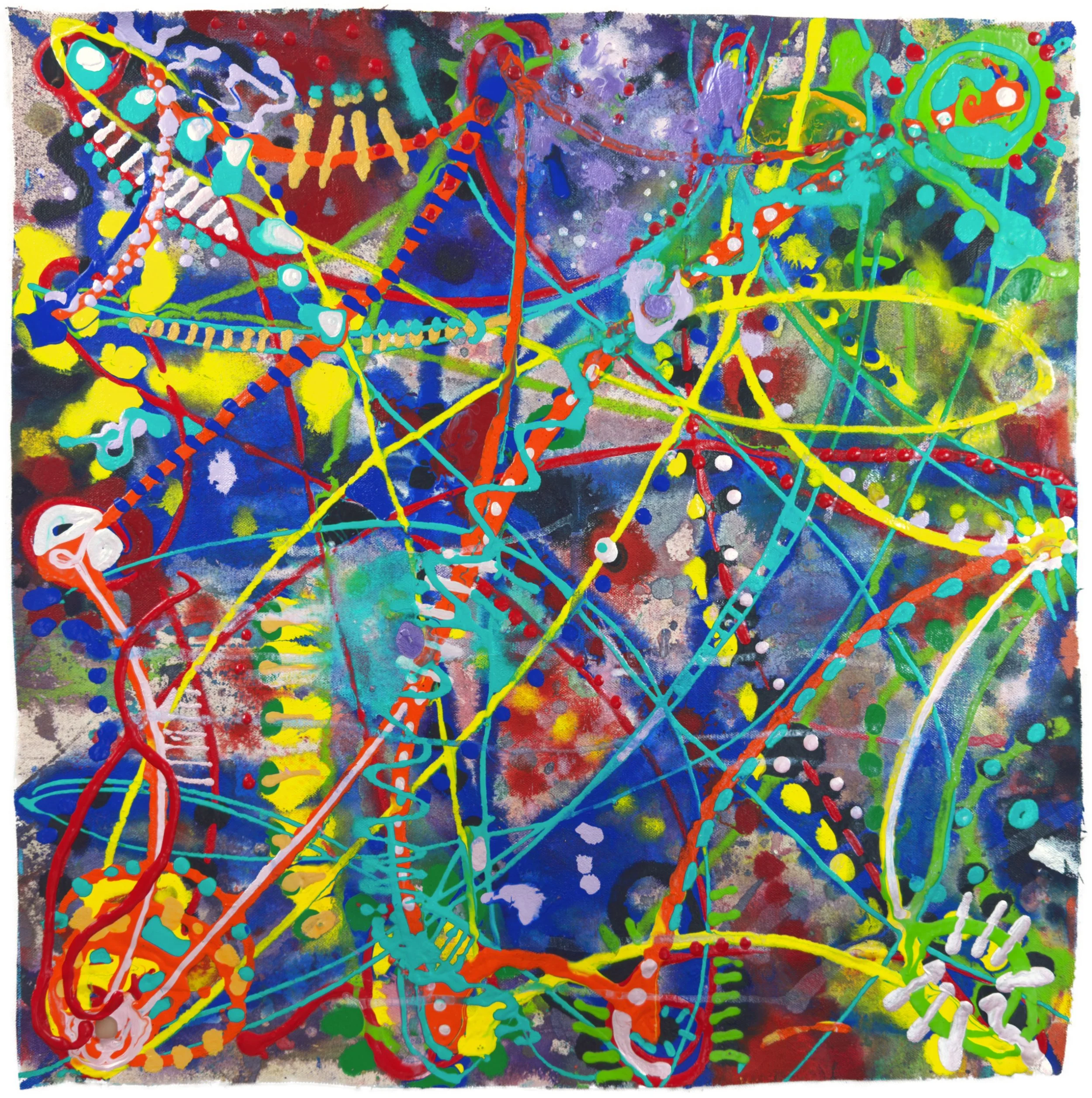 Play_11, 2024 - 20 x 20 in / 50.8 x 50.8 cm.