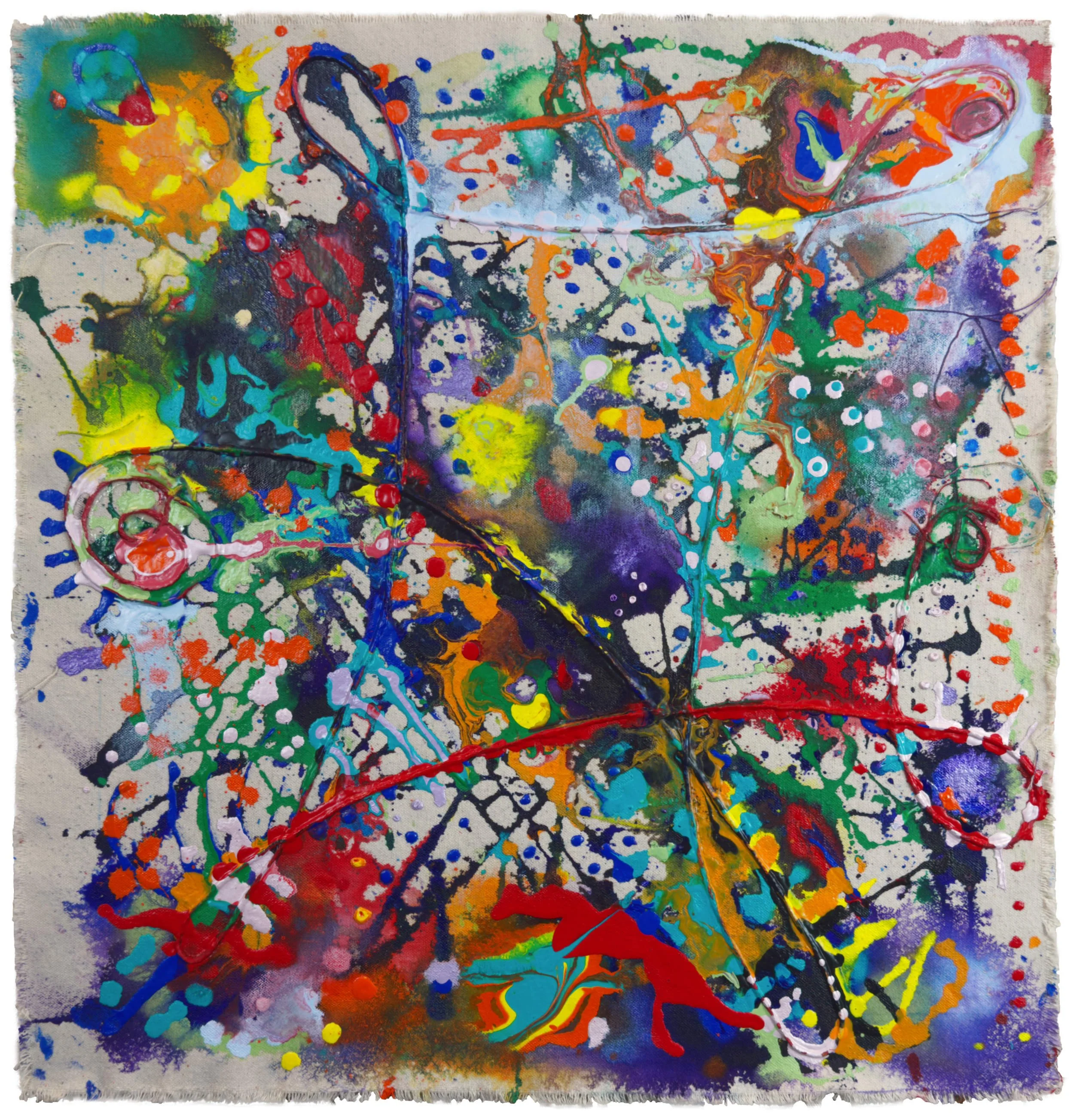 Play_03, 2024 - 19.75 x 19 in / 50.2 x 48.3 cm.
