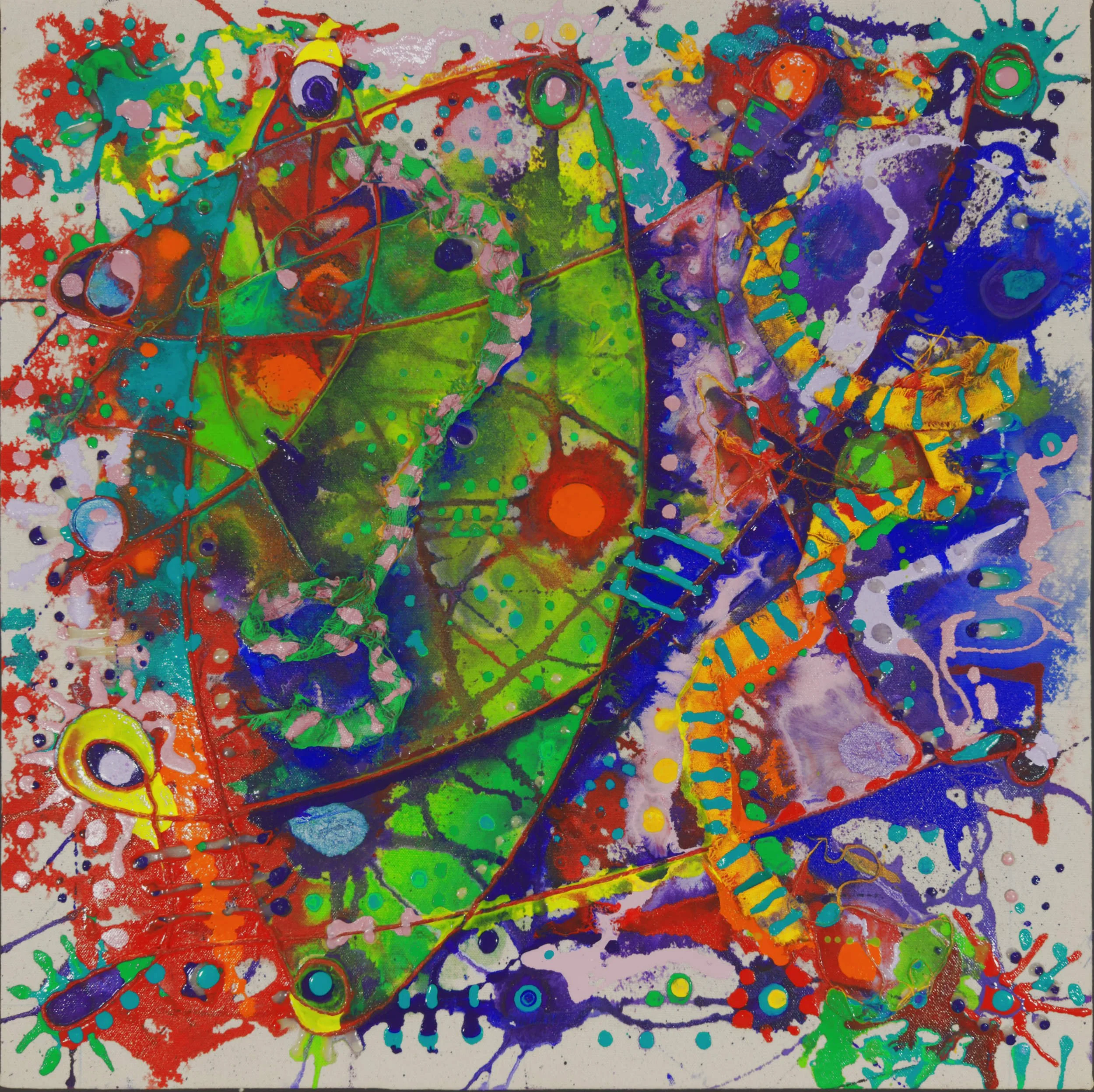 Improv_25, 2023 - 20 x 20 in / 50.8 x 50.8 cm.