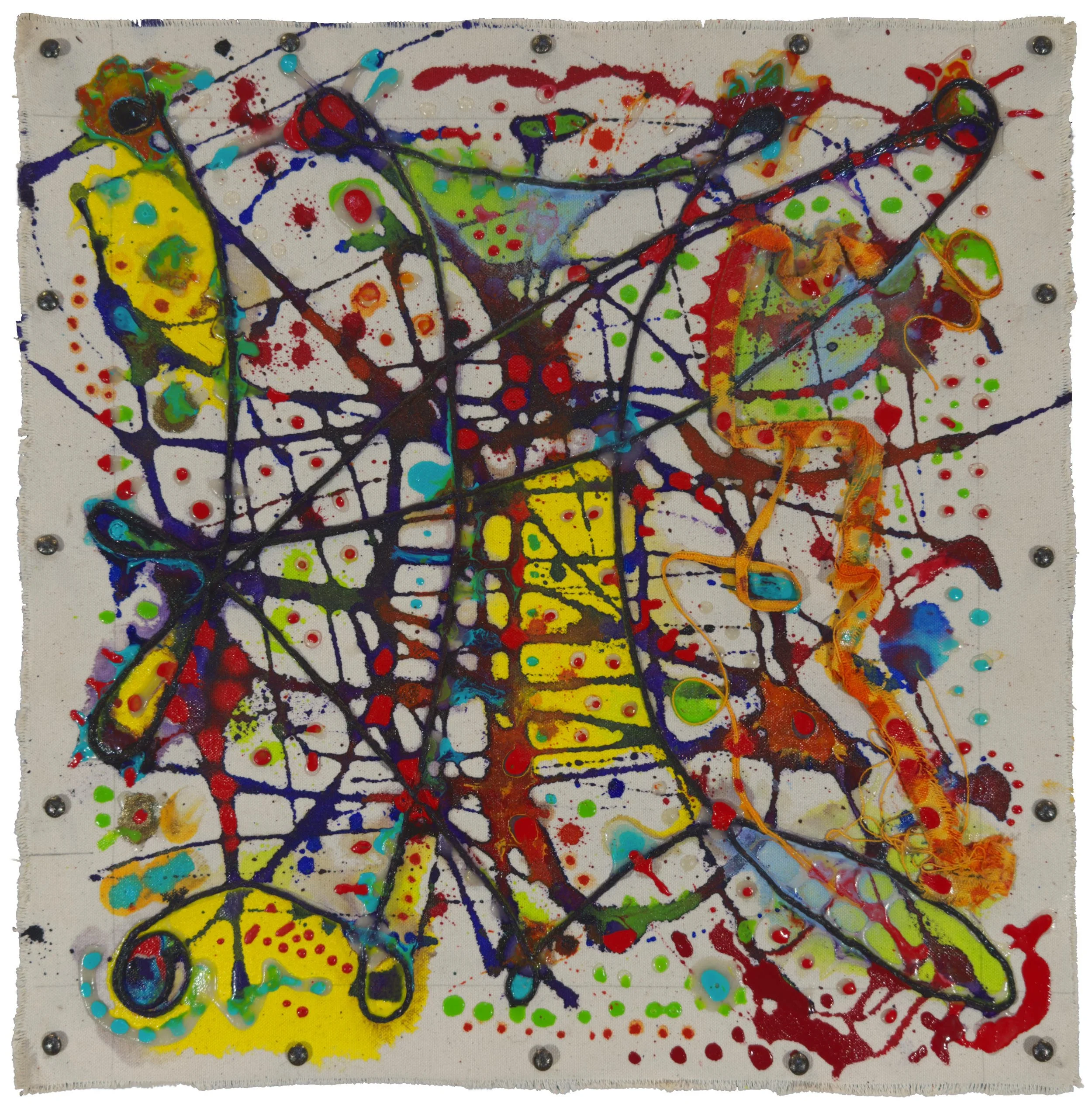 Improv_19, 2023 - 16 x 16 in / 40.6 x 40.6 cm.