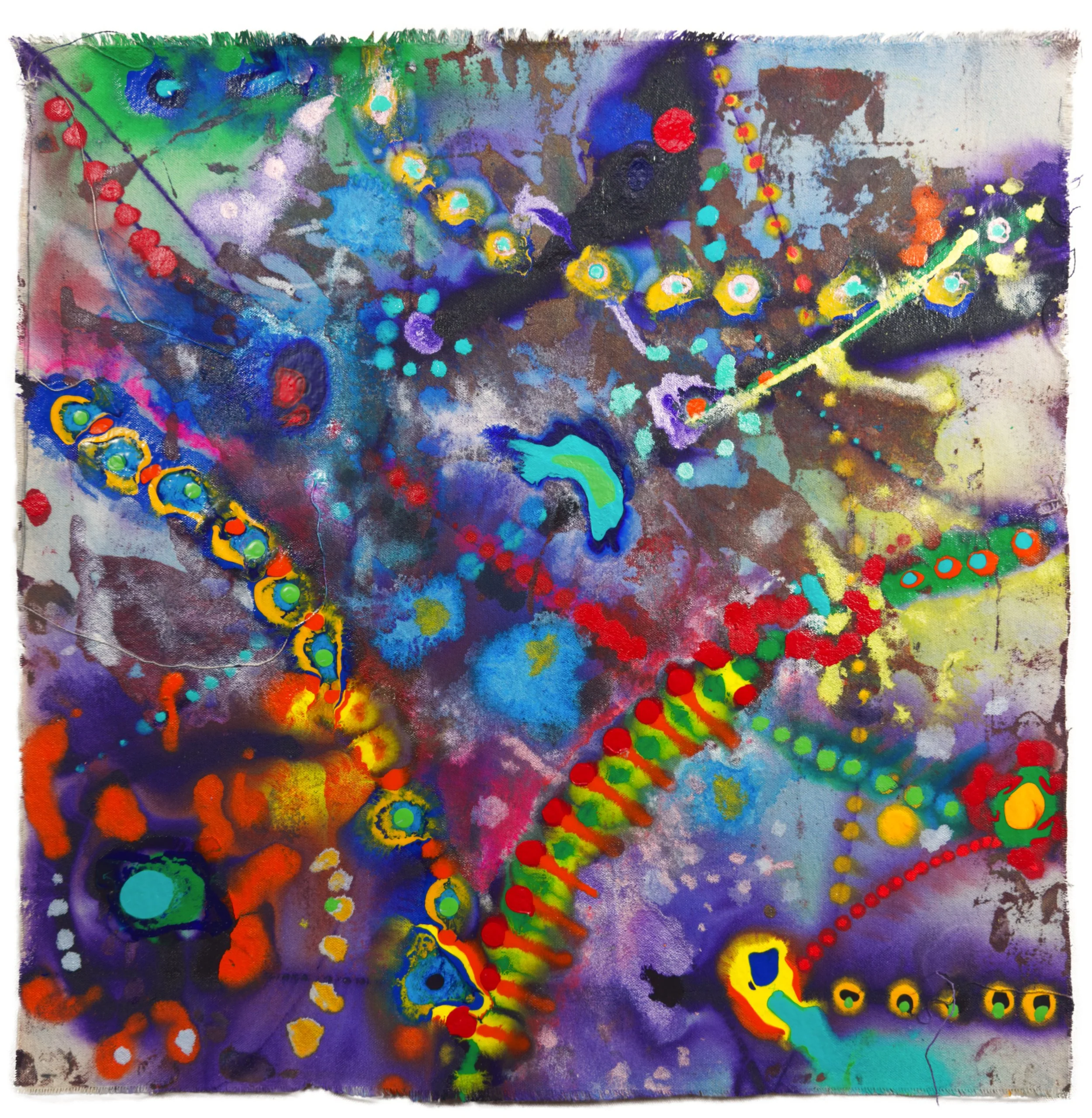 Play_12, 2024 - 20.5 x 20.5 in / 52 x 52 cm.