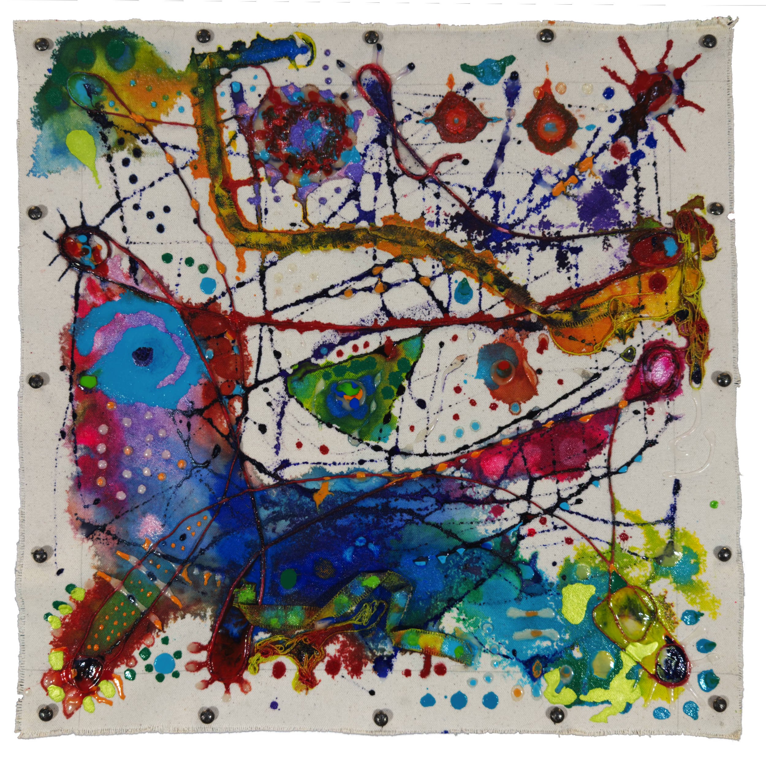 Improv_09, 2023 - 16 x 16 in / 40.6 x 40.6 cm.
