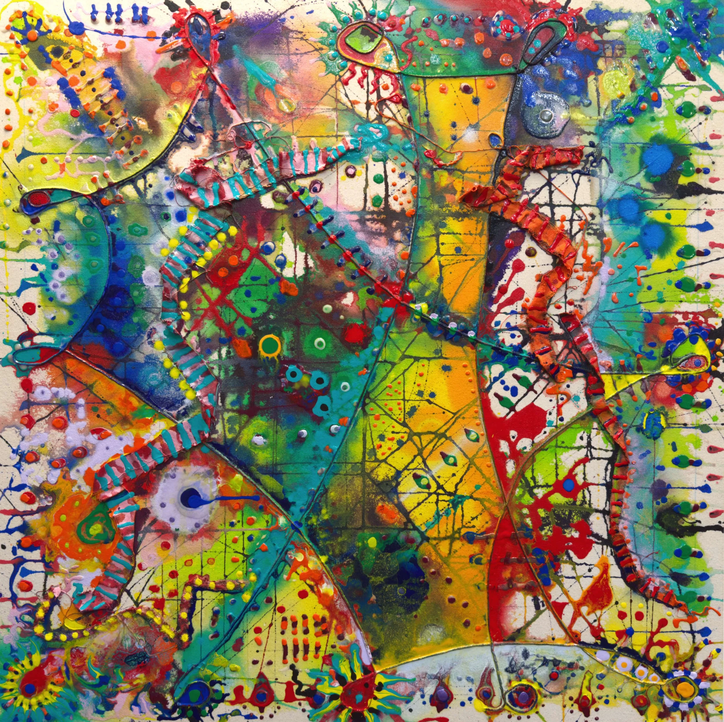 Improv_26, 2023 - 36 x 36 in / 91.4 x 91.4 cm.