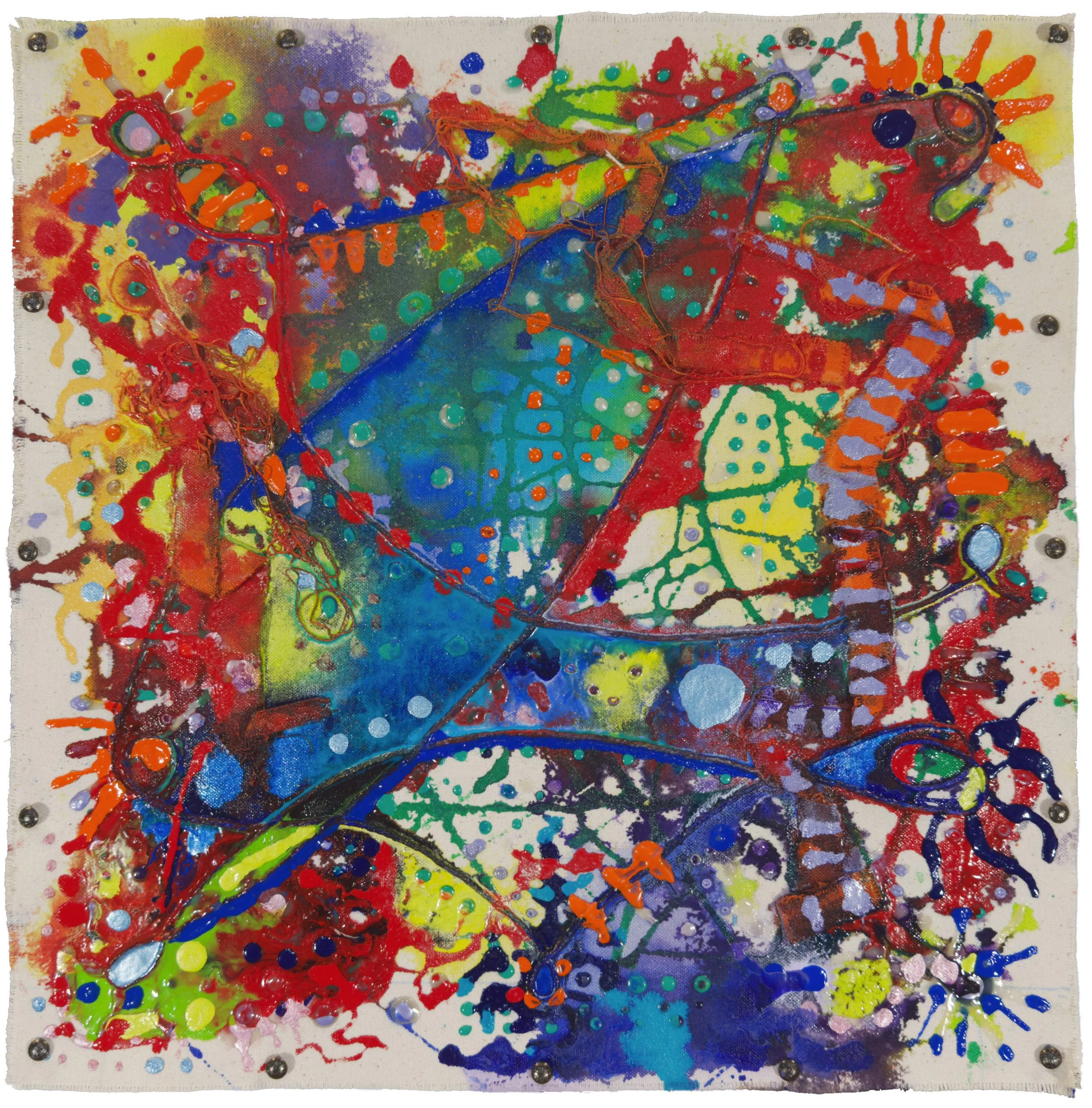Improv_22, 2023 - 16 x 16 in / 40.6 x 40.6 cm.