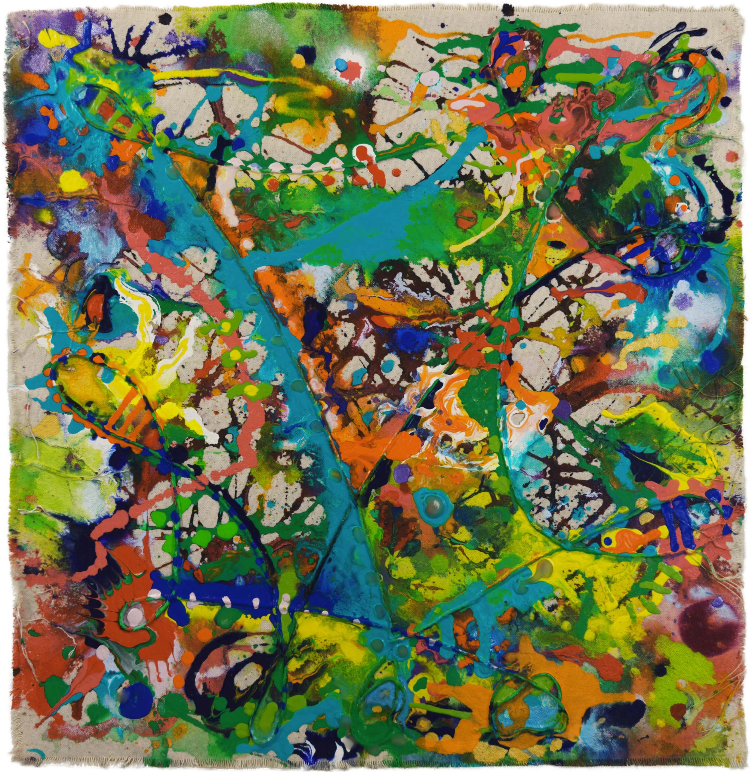 Play_05, 2024 - 20.9 x 21.25 in / 51 x 54 cm.