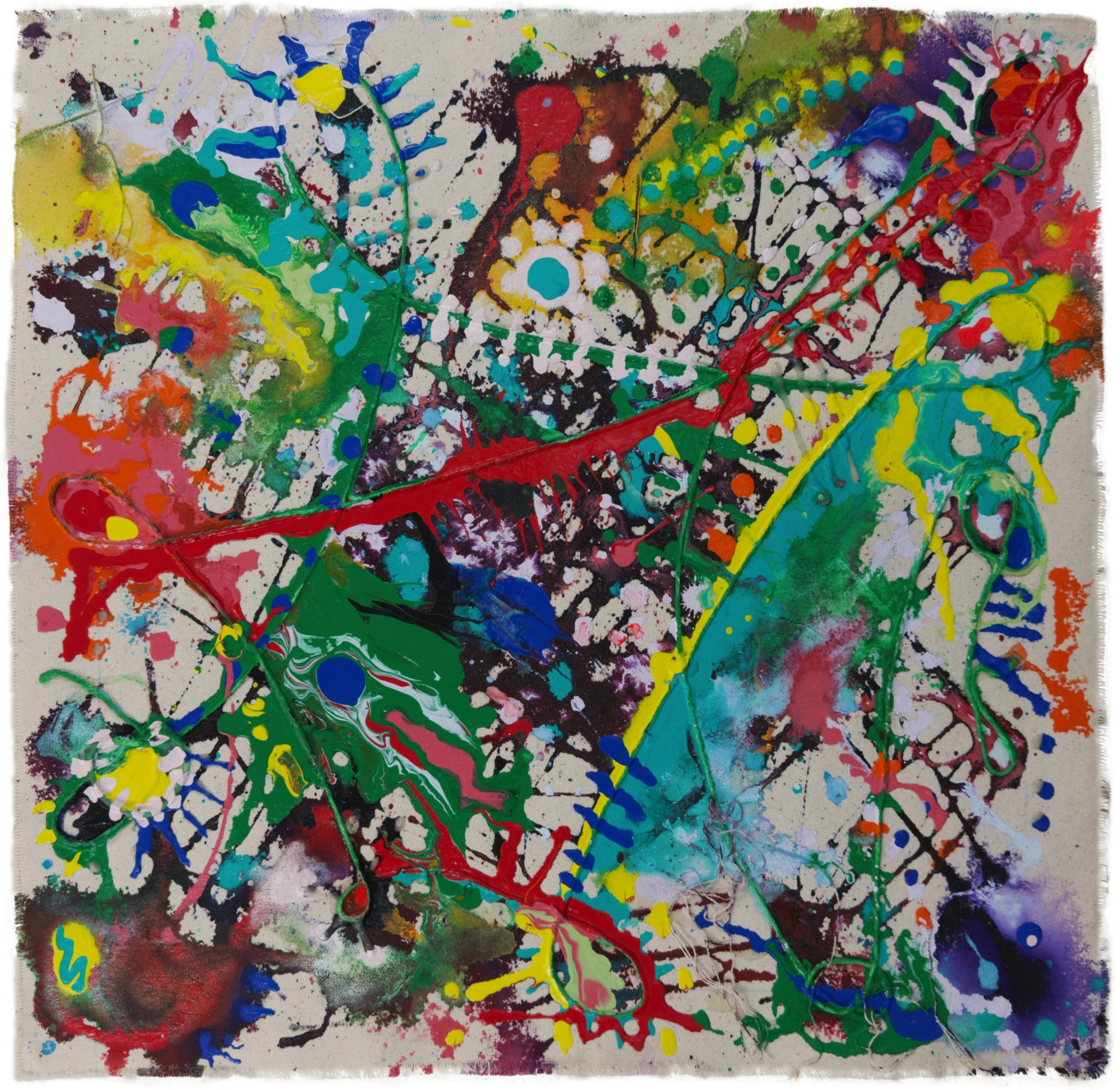 Play_04, 2024 - 19.5 x 19.75 in / 49.5 x 50.2 cm.