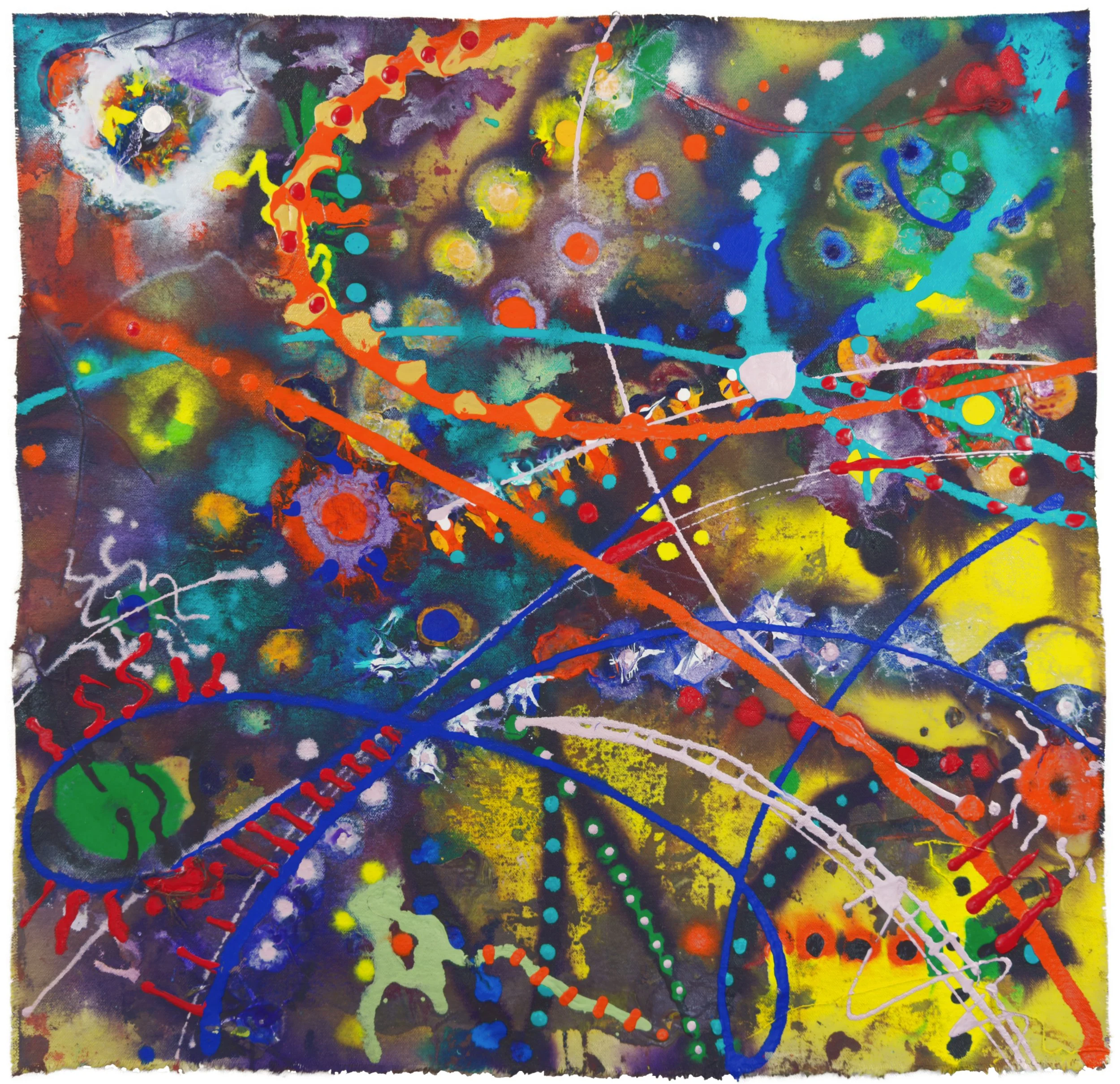 Play_10, 2024 - 20.25 x 20.75 in / 51.4 x 52.7 cm.