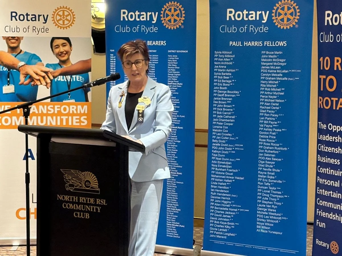 Ryde Rotary Recognised for Transformational Year of Service and Culture Change