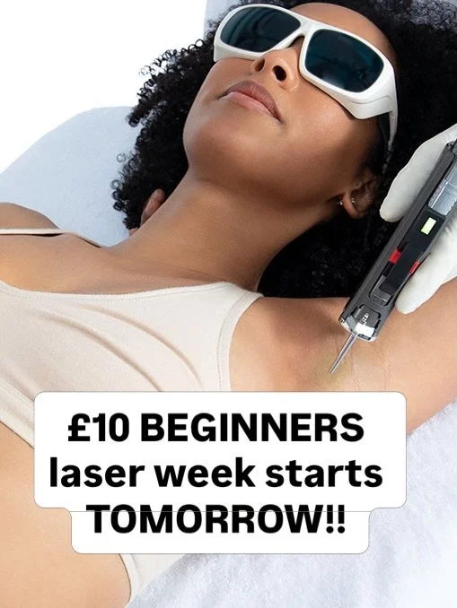 ‼️ BEGINNER LASER EVENT ‼️

The most common comment we get on an almost daily basis is: &ldquo;I wish I started sooner&rdquo;

If you had the chance to see if it will work for you for just &pound;10 would you do it?? 🤯

If you or someone you know ha