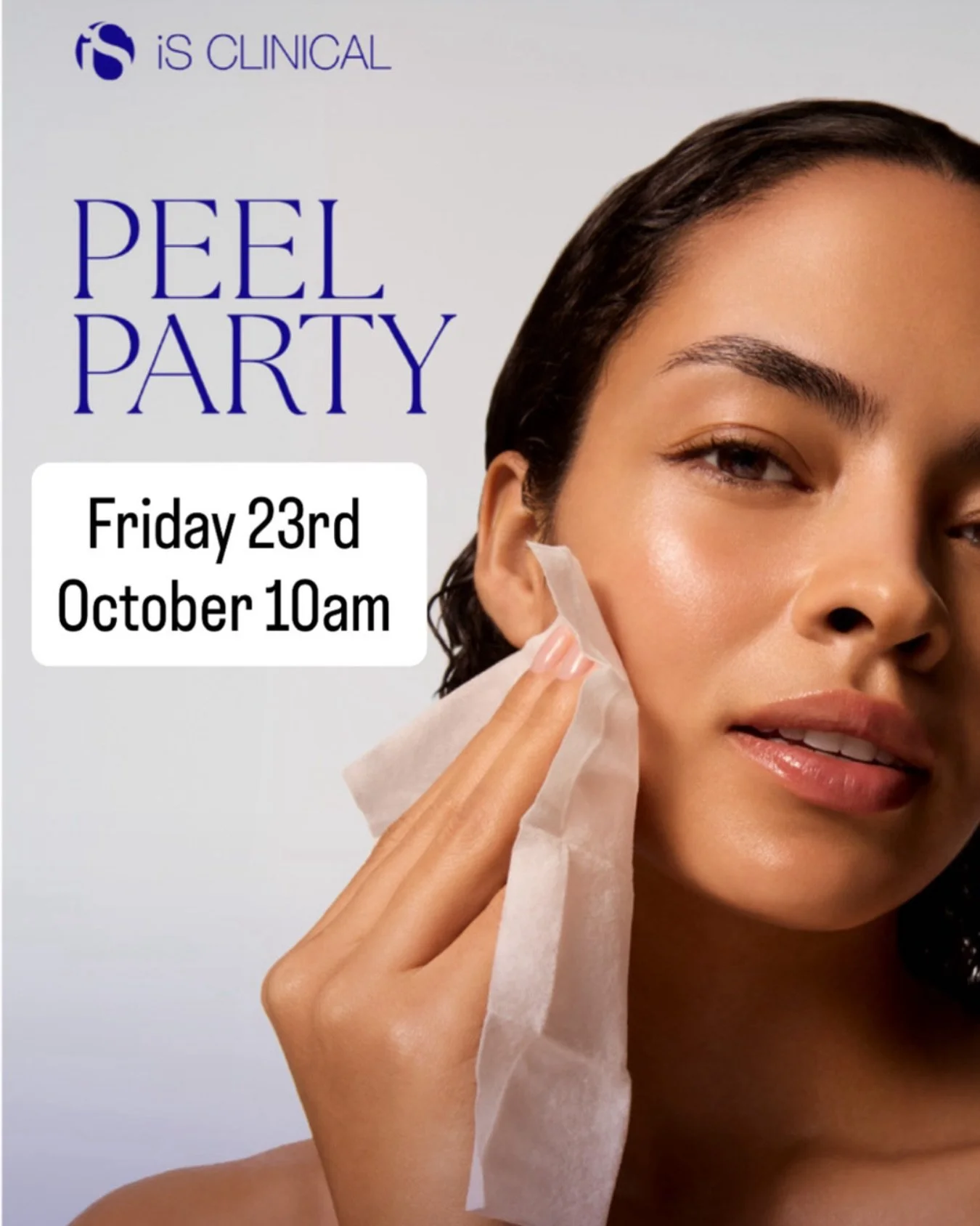 PEEL PARTY - Facial Event 
Friday 23rd October 10am - 2 spaces remaining ✨

Join us for a fun group hands on facial! Learn more about your skin and your perfect skincare routine, with advice from @isclinical_uk  skincare professionals ✨