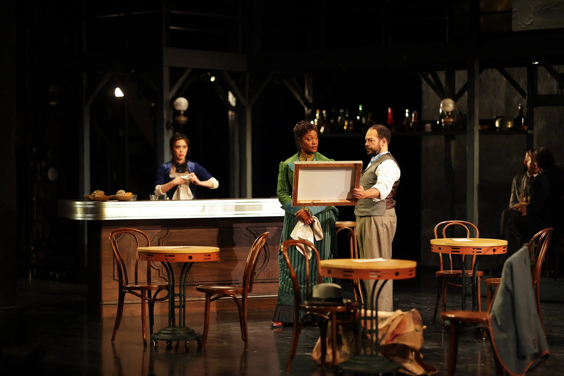 Yellow House Agostina and VG in Cafe.jpg