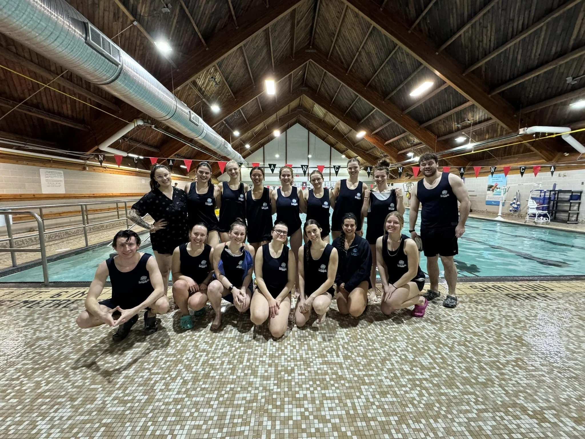 SWAM Sudbury volunteers smiling at lessons
