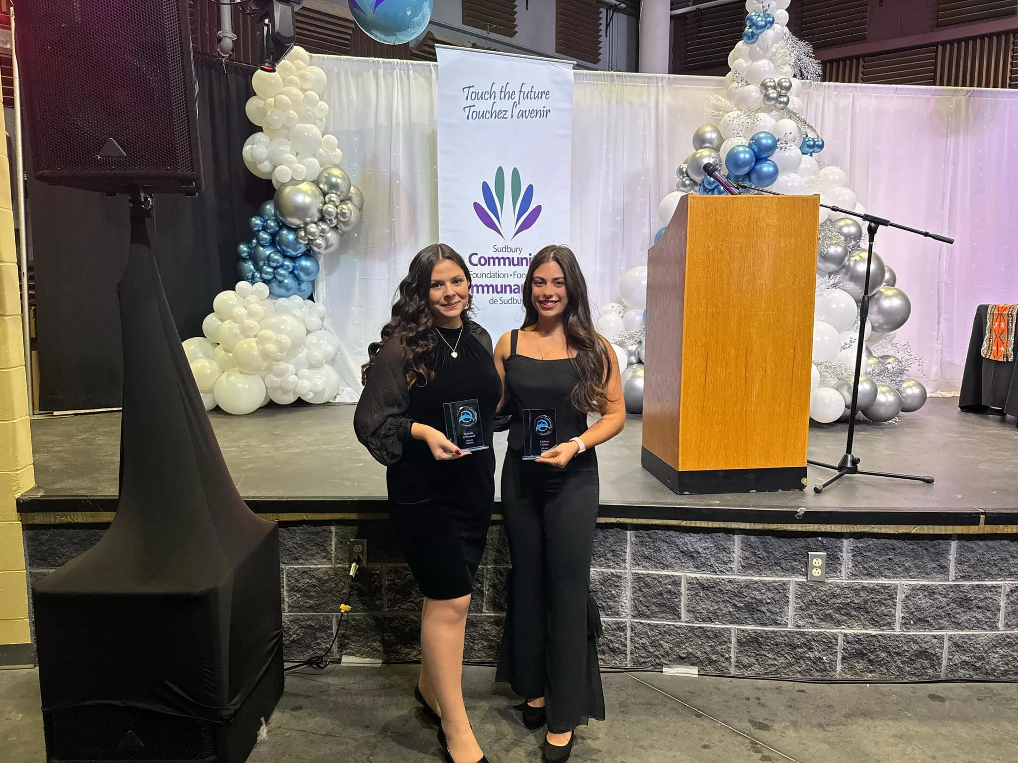 executives from SWAM Sudbury accepting an award