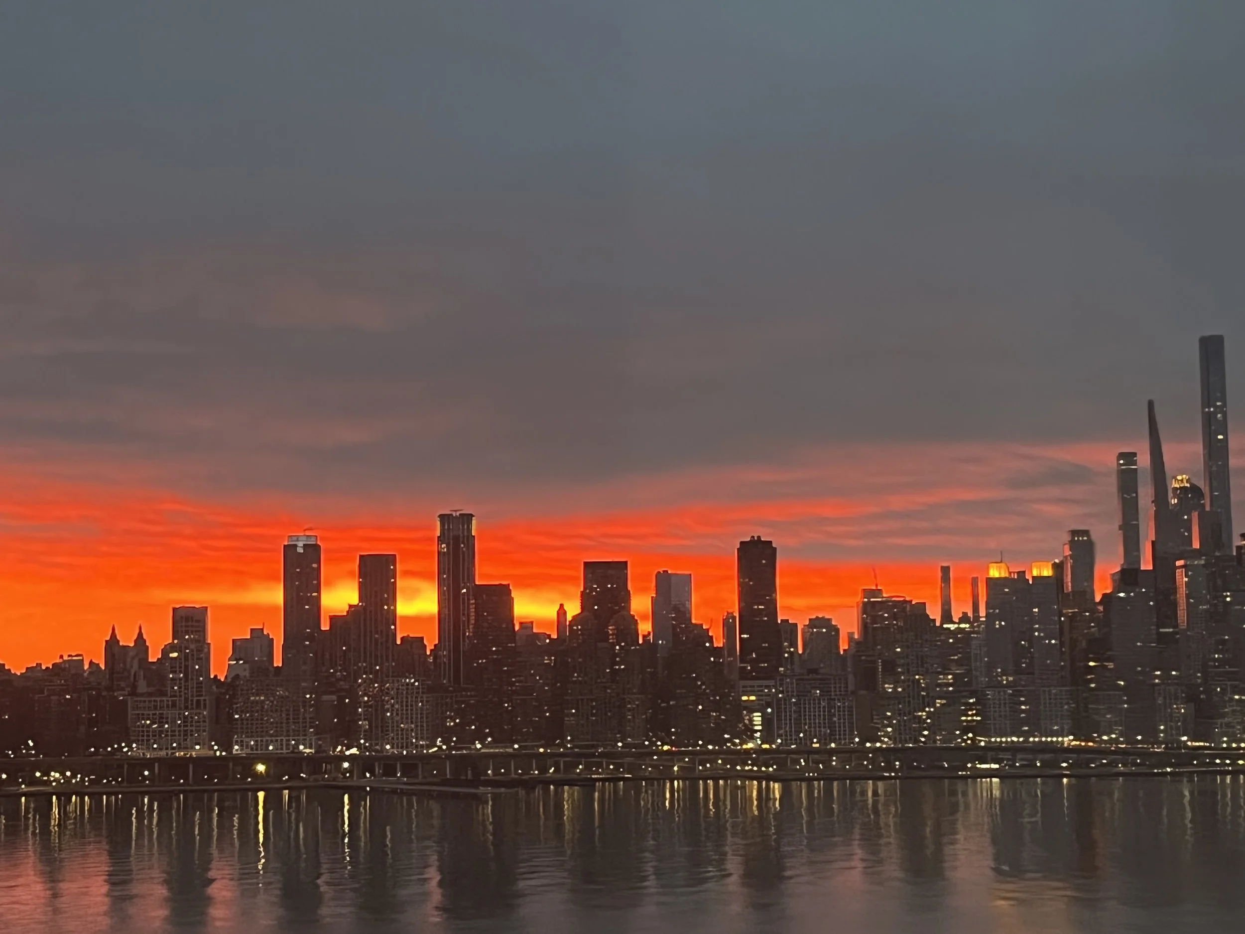 New York City at sunset... nothing better than that!