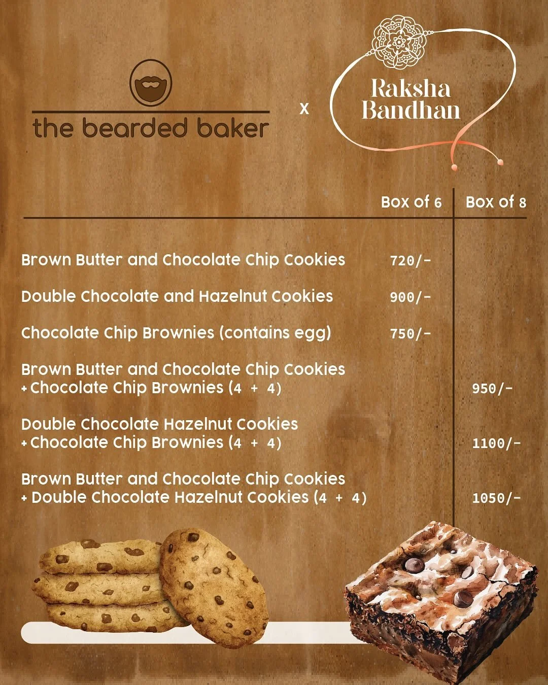 Siblings are the most annoying yet the most lovable creatures on the planet! Celebrate that mischief with your forever stand-by person this Rakhi by sharing TBB&rsquo;s memorable cakes and cookies ! 

Our special Rakhi menu for you - order by the 4th