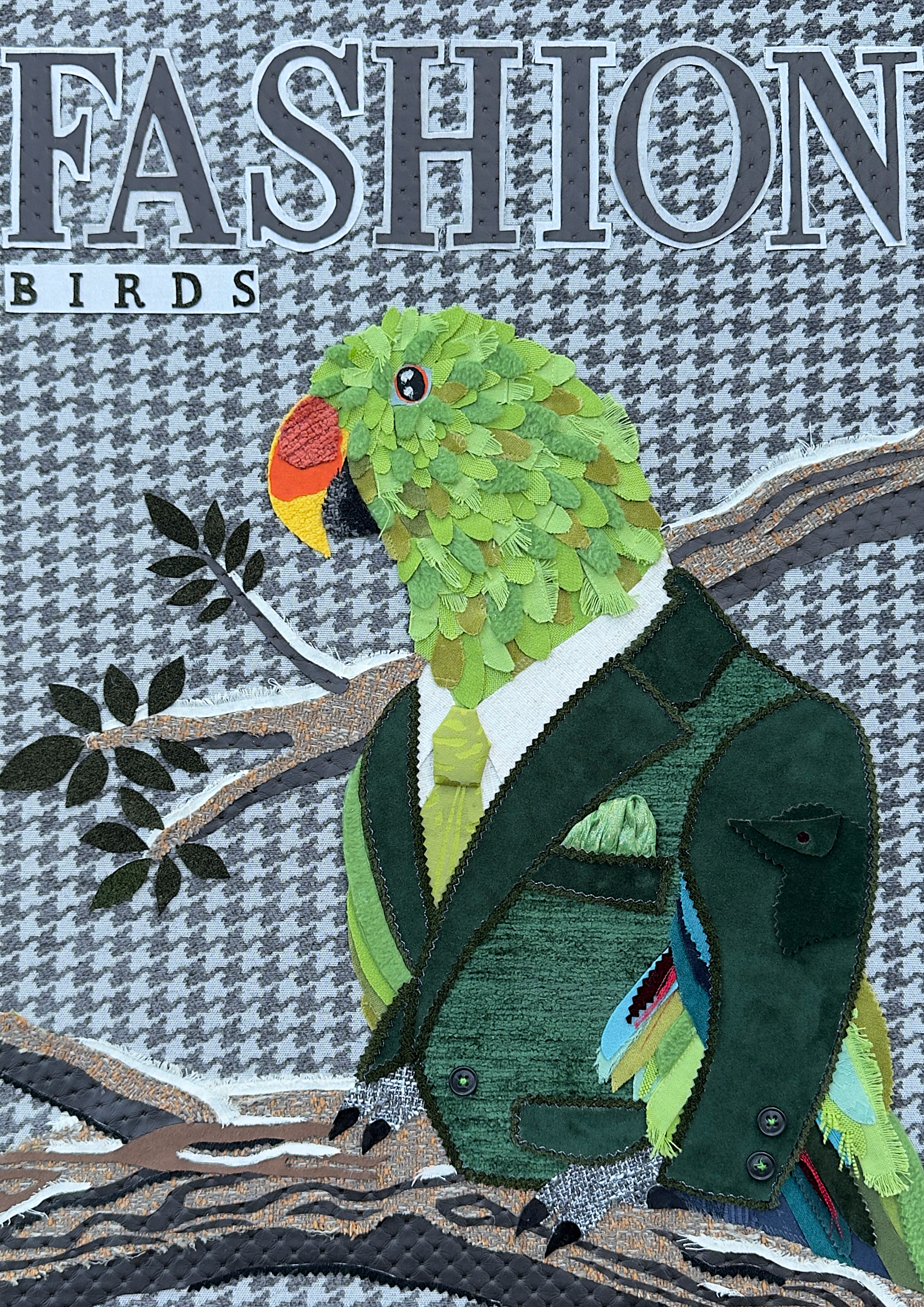 Eclectus in Suit