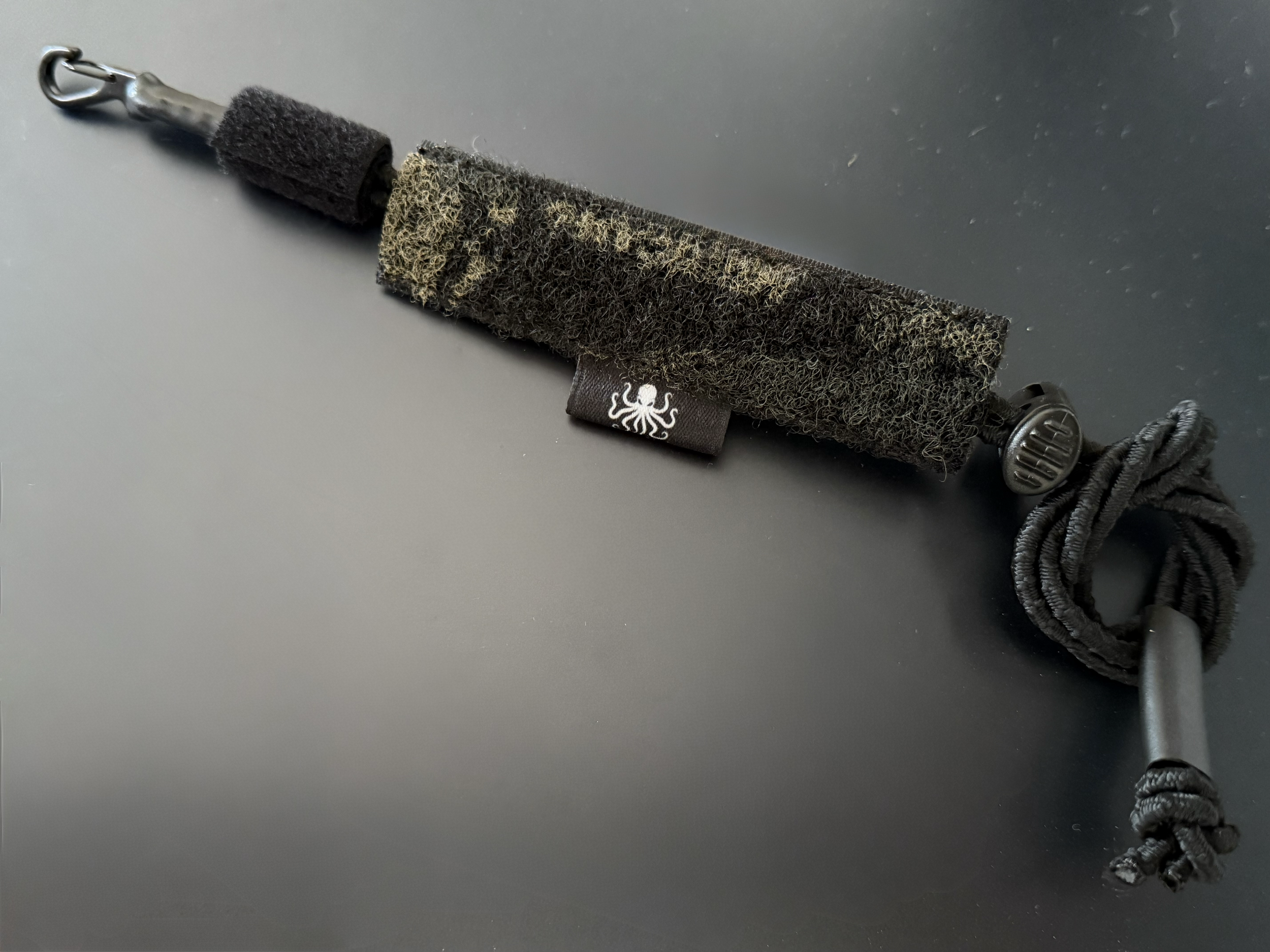 Polymetis Systems Helmet Night Vision Optic NODS NVG Elastic Retention Lanyard Strip with Velcro with One Wrap Velcro in Multicam Black MCB