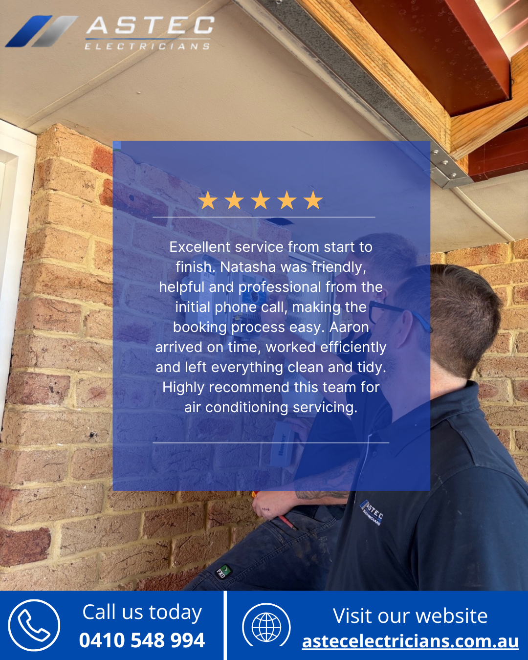 Review post for a perth based electrical business in perth, western australia 