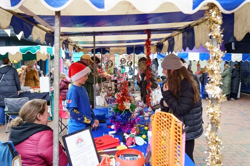 Harrison trading at The Teenage Market event in Margate
