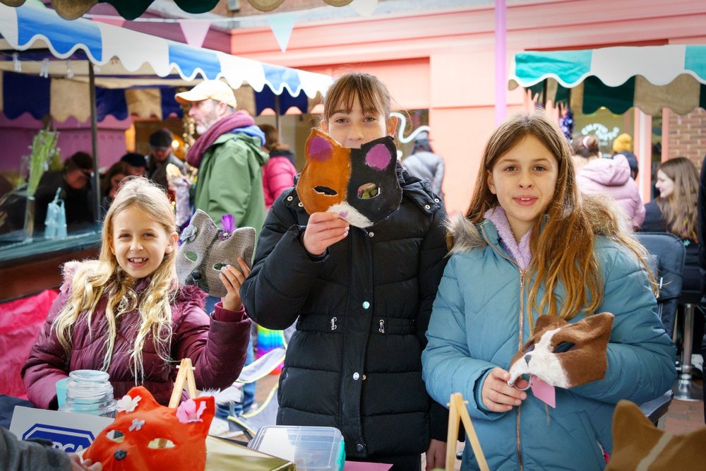 Young entrepreneurs trading at Margate Teenage Market