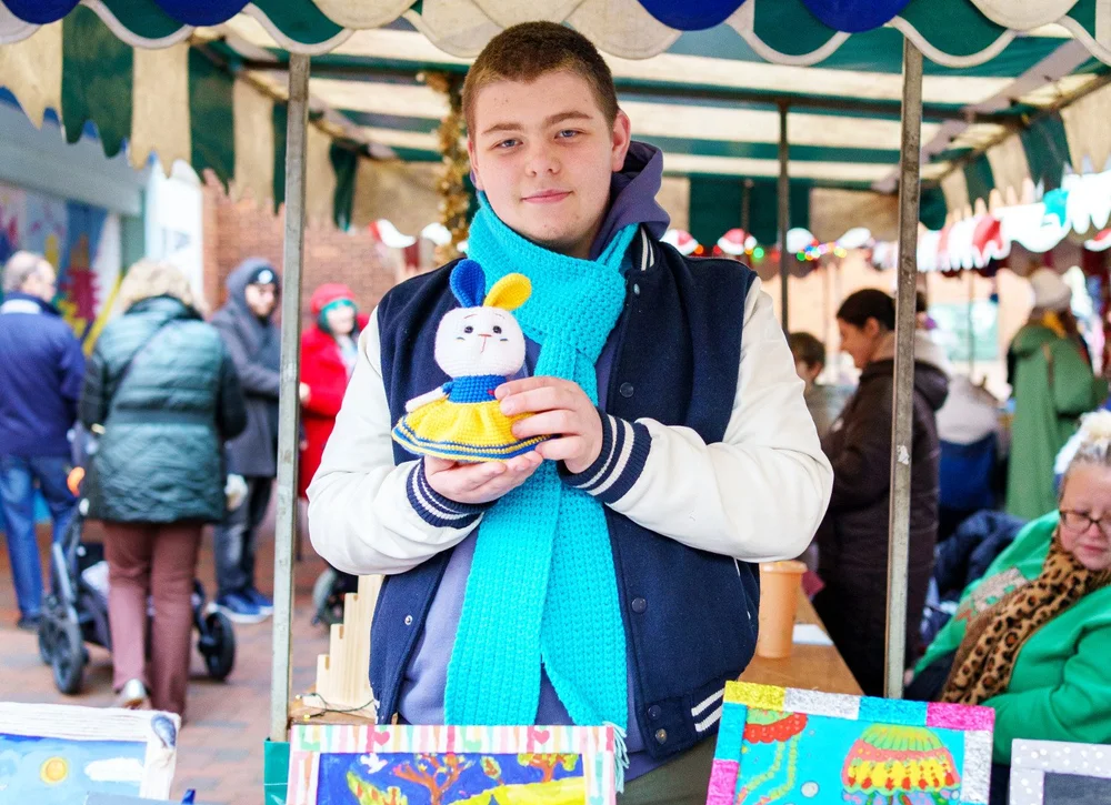 Crowds and young traders at The Teenage Market in Margate