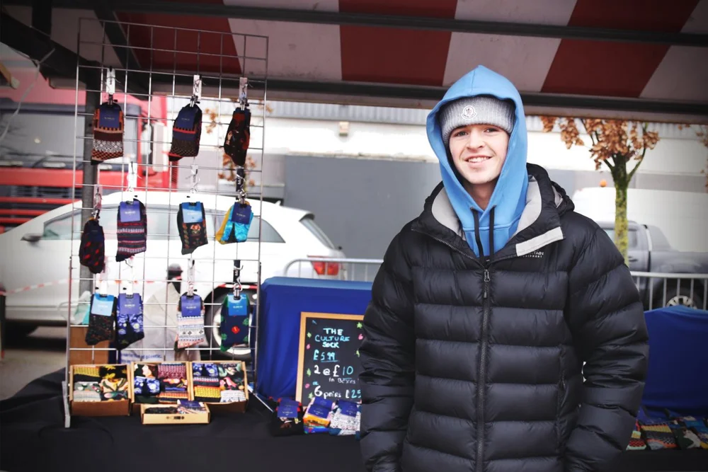 Teenage Market crowd scene