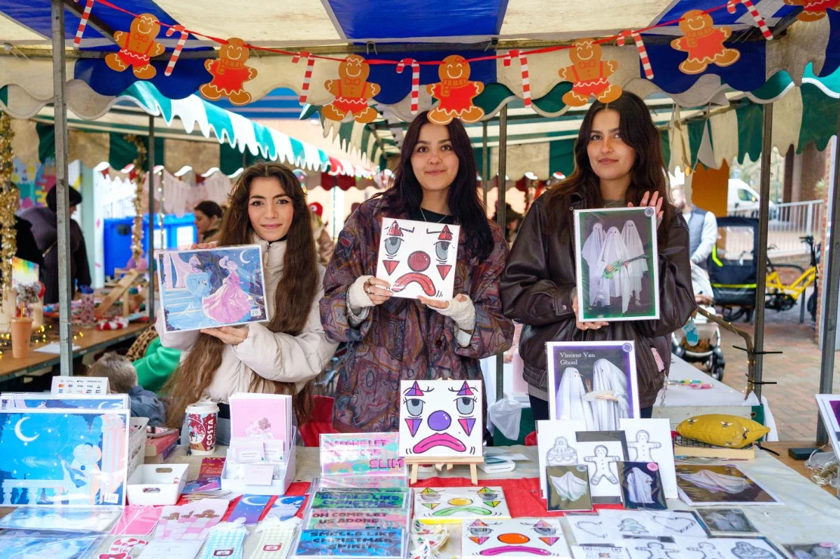 Young traders at the Teenage Market in Margate town centre